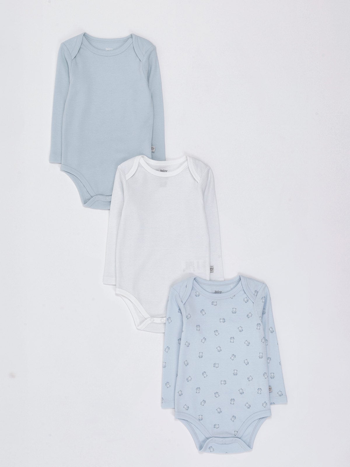PACK X3 BODY NIÑO BABY HARVEST - 1