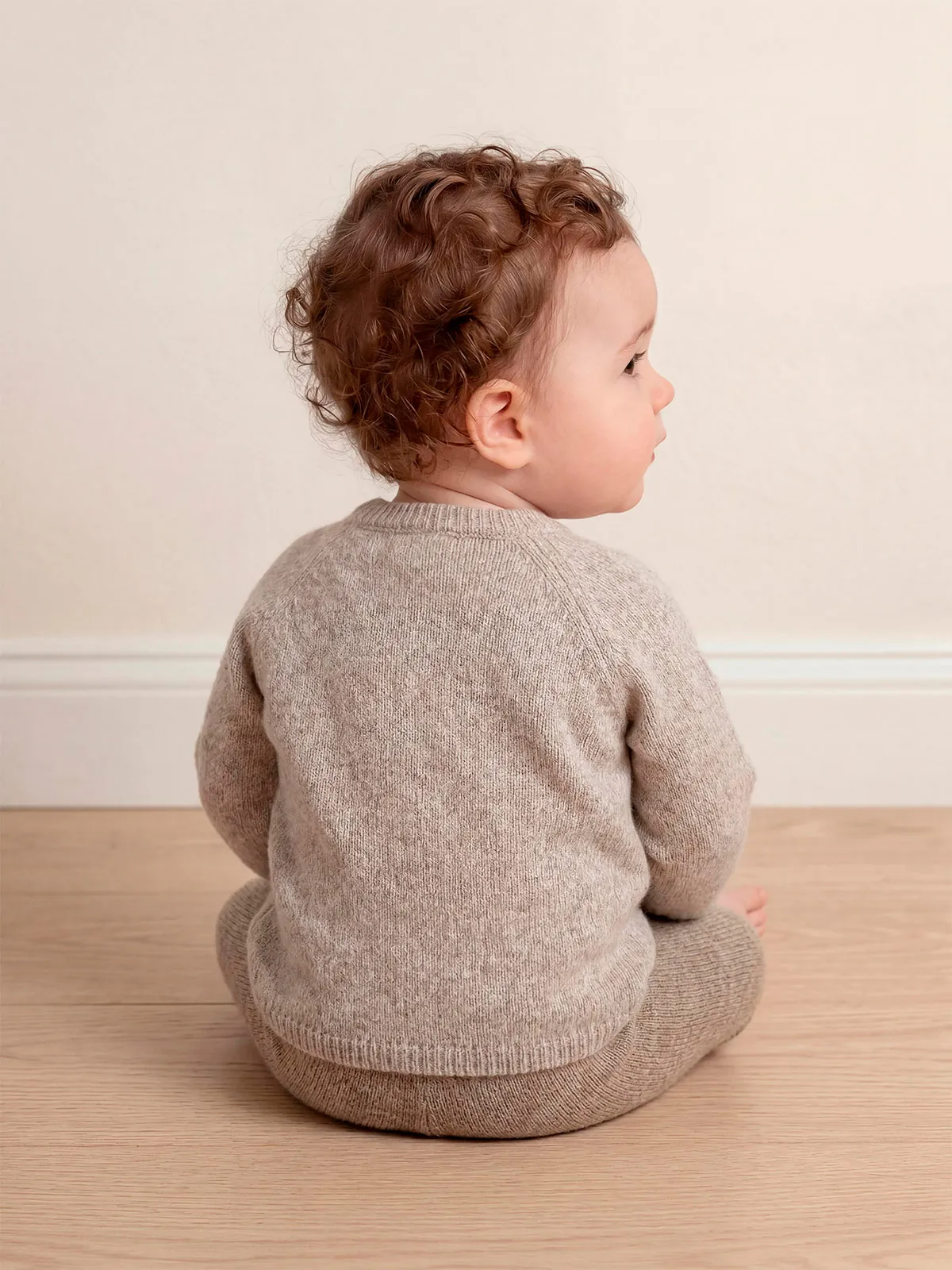 CONJUNTO TEJIDO CHOMPA + PANTALÓN BEBÉ NIÑO BABY HARVEST - 2