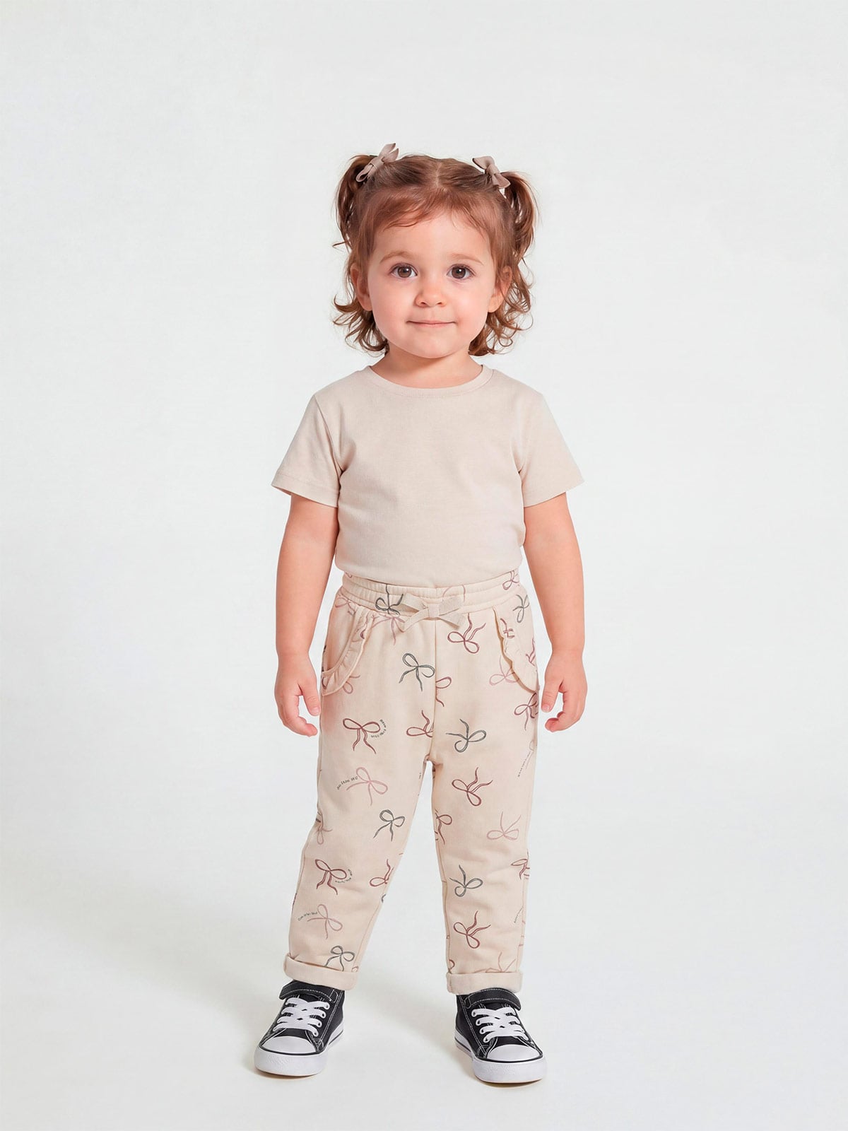 PANTALÓN DE BUZO PLAY FULL PRINT FRANELA BEBÉ NIÑA BABY HARVEST - 1