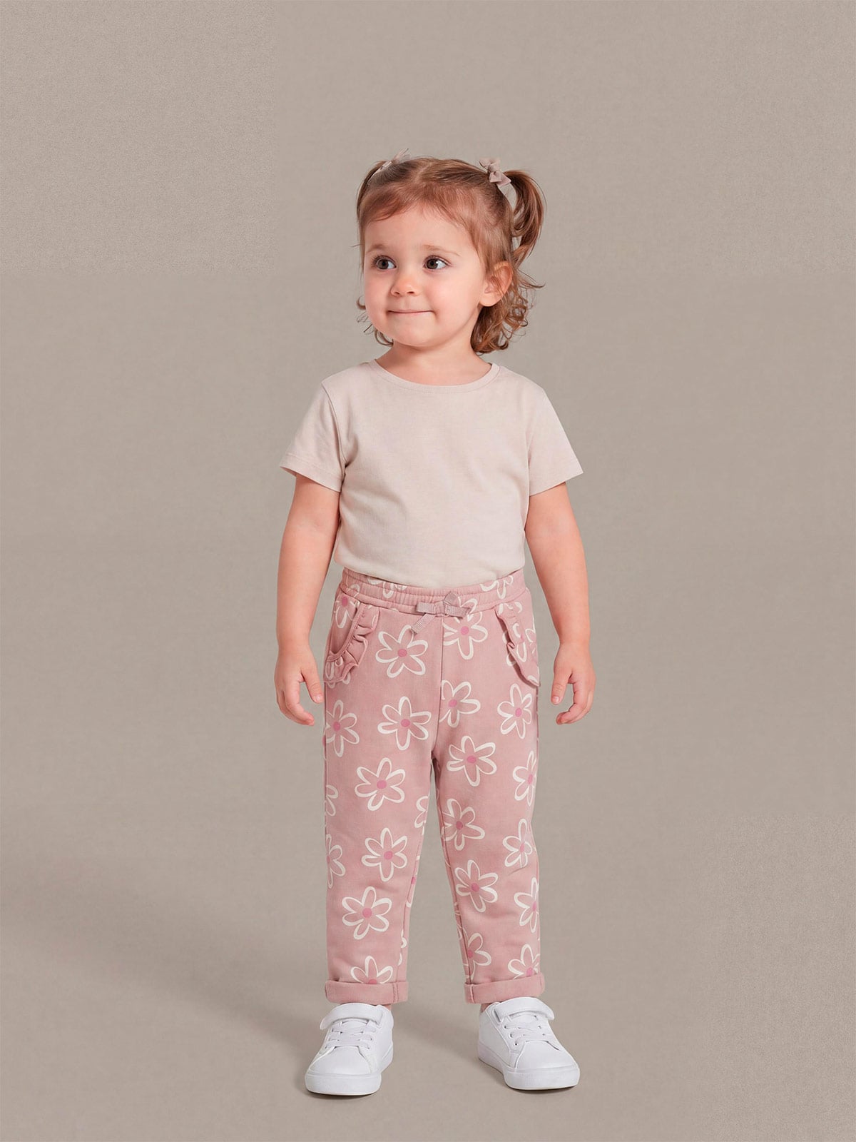 PANTALÓN DE BUZO PLAY FULL PRINT FRANELA BEBÉ NIÑA BABY HARVEST - 1