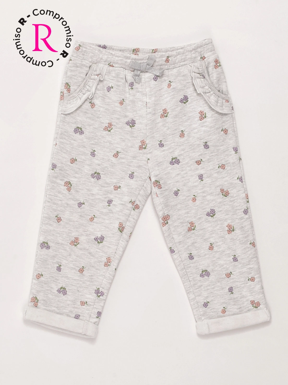 PANTALÓN DE BUZO PLAY FULL PRINT FRANELA BEBÉ NIÑA BABY HARVEST - 3