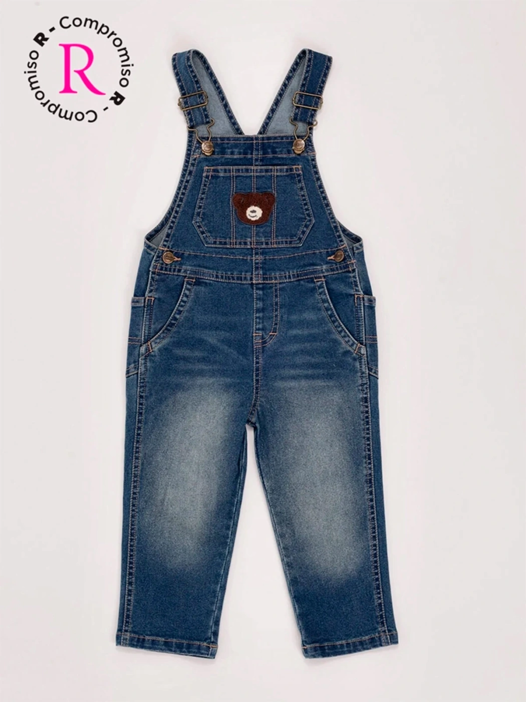 JARDINERA LARGA DENIM BEBÉ NIÑO BABY HARVEST - 3