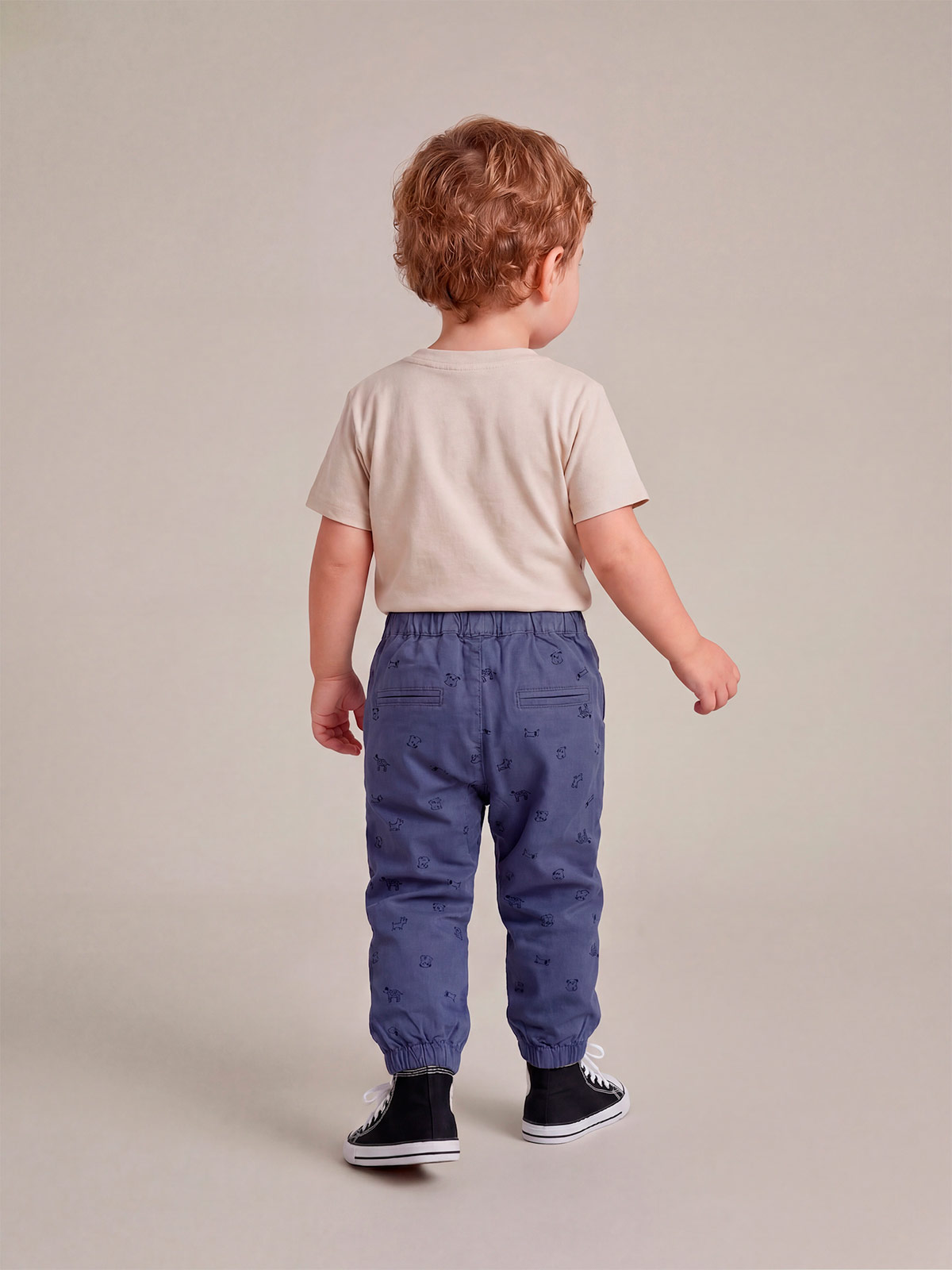 PANTALÓN ALGODÓN NIÑO BABY HARVEST PUÑO - 2