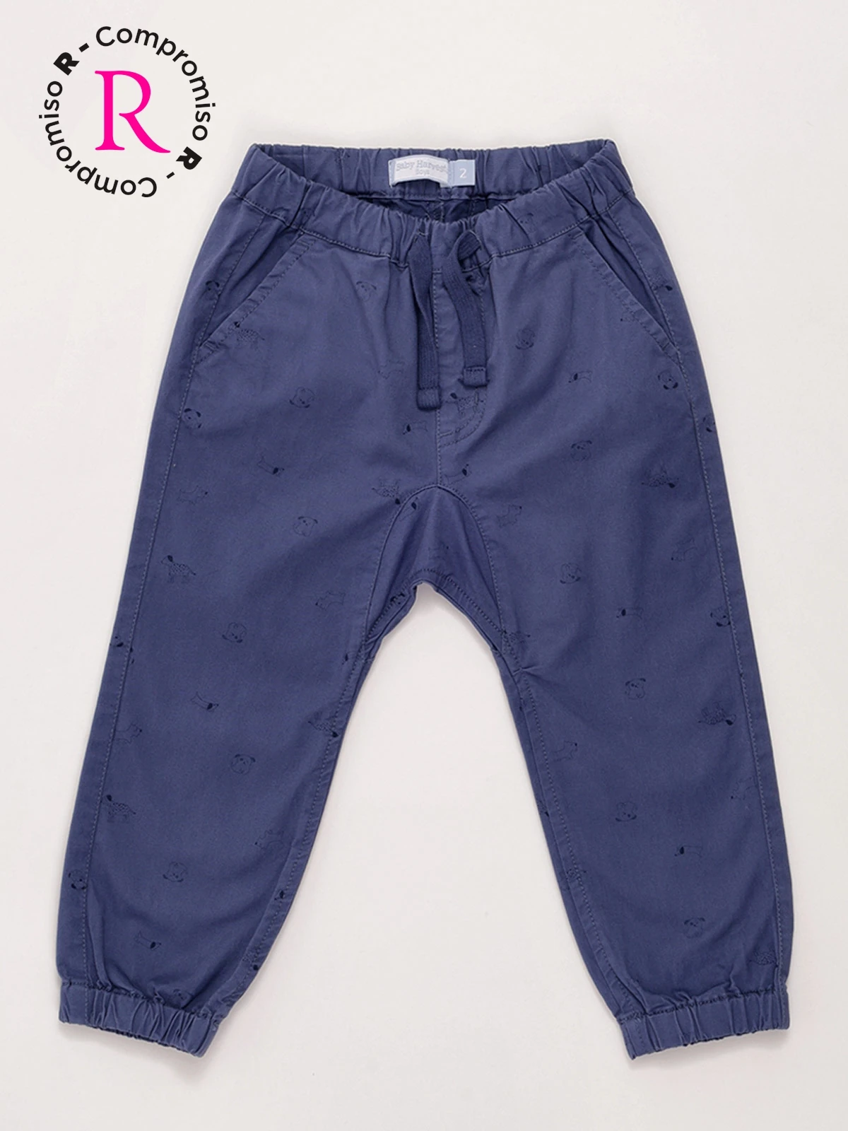PANTALÓN ALGODÓN NIÑO BABY HARVEST PUÑO - 3