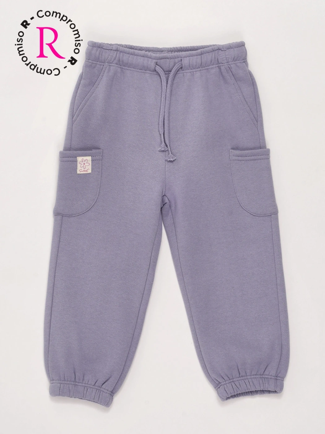 PANTALÓN DE BUZO PLAY FRANELA BEBÉ NIÑA BABY HARVEST - 3