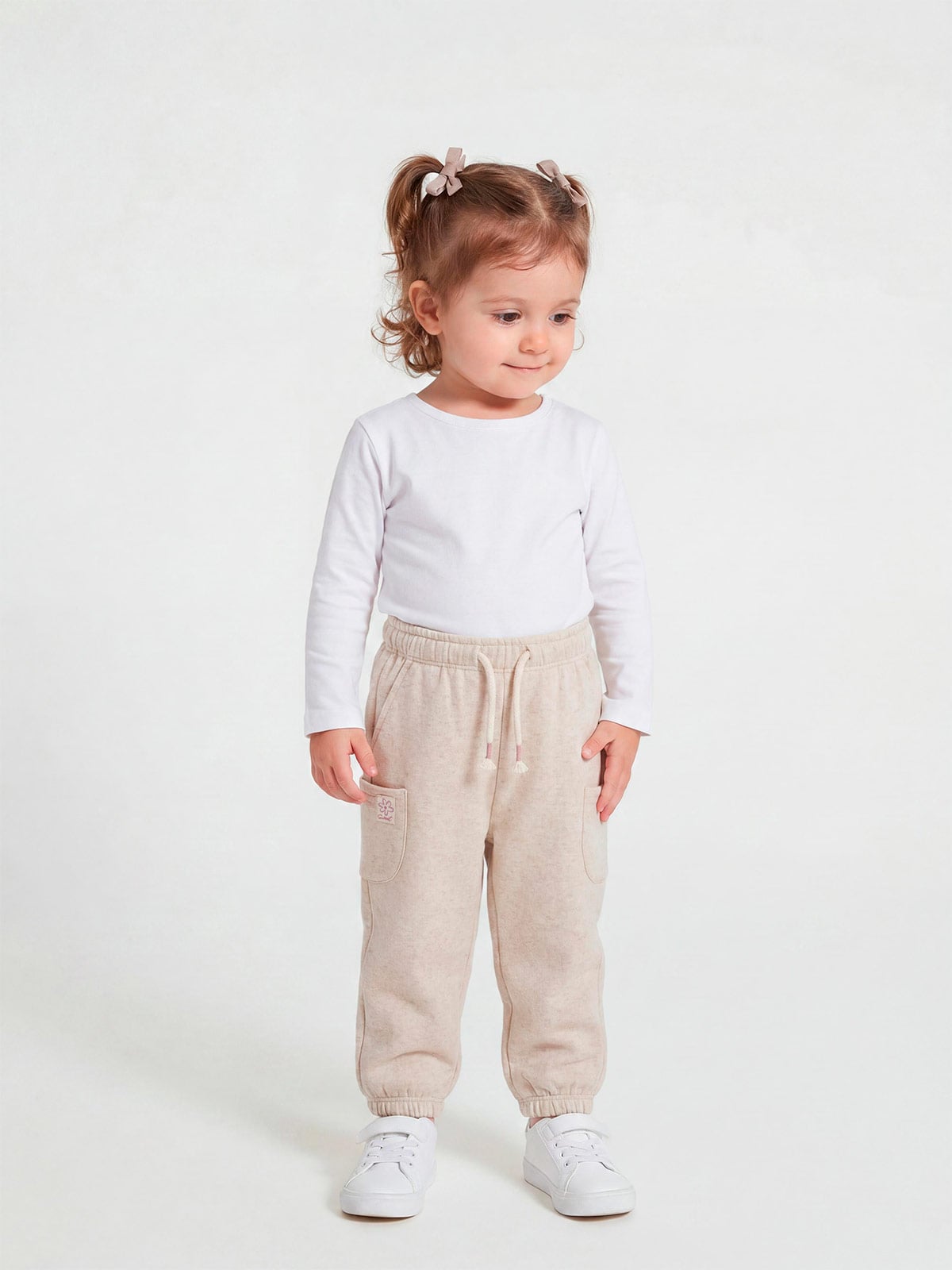PANTALÓN DE BUZO PLAY FRANELA BEBÉ NIÑA BABY HARVEST - 1