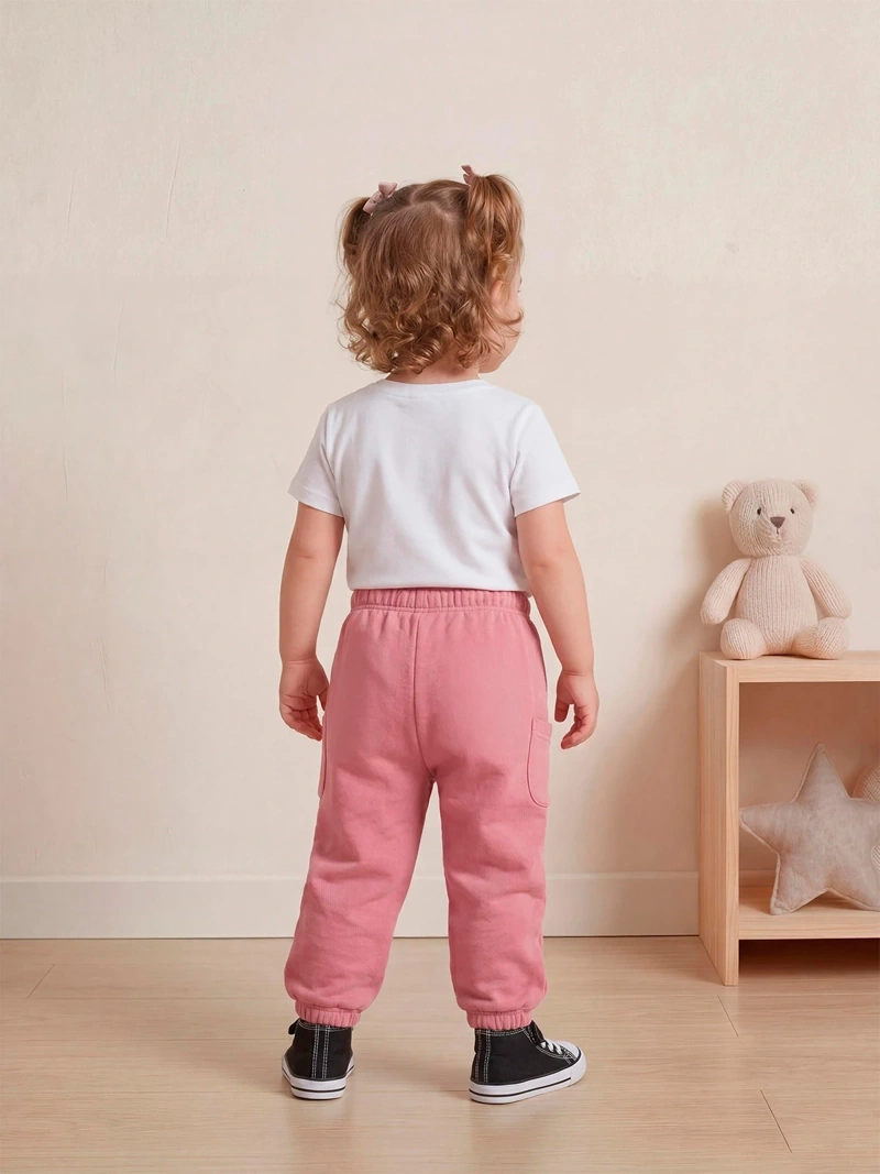 PANTALÓN DE BUZO PLAY FRANELA BEBÉ NIÑA BABY HARVEST - 2