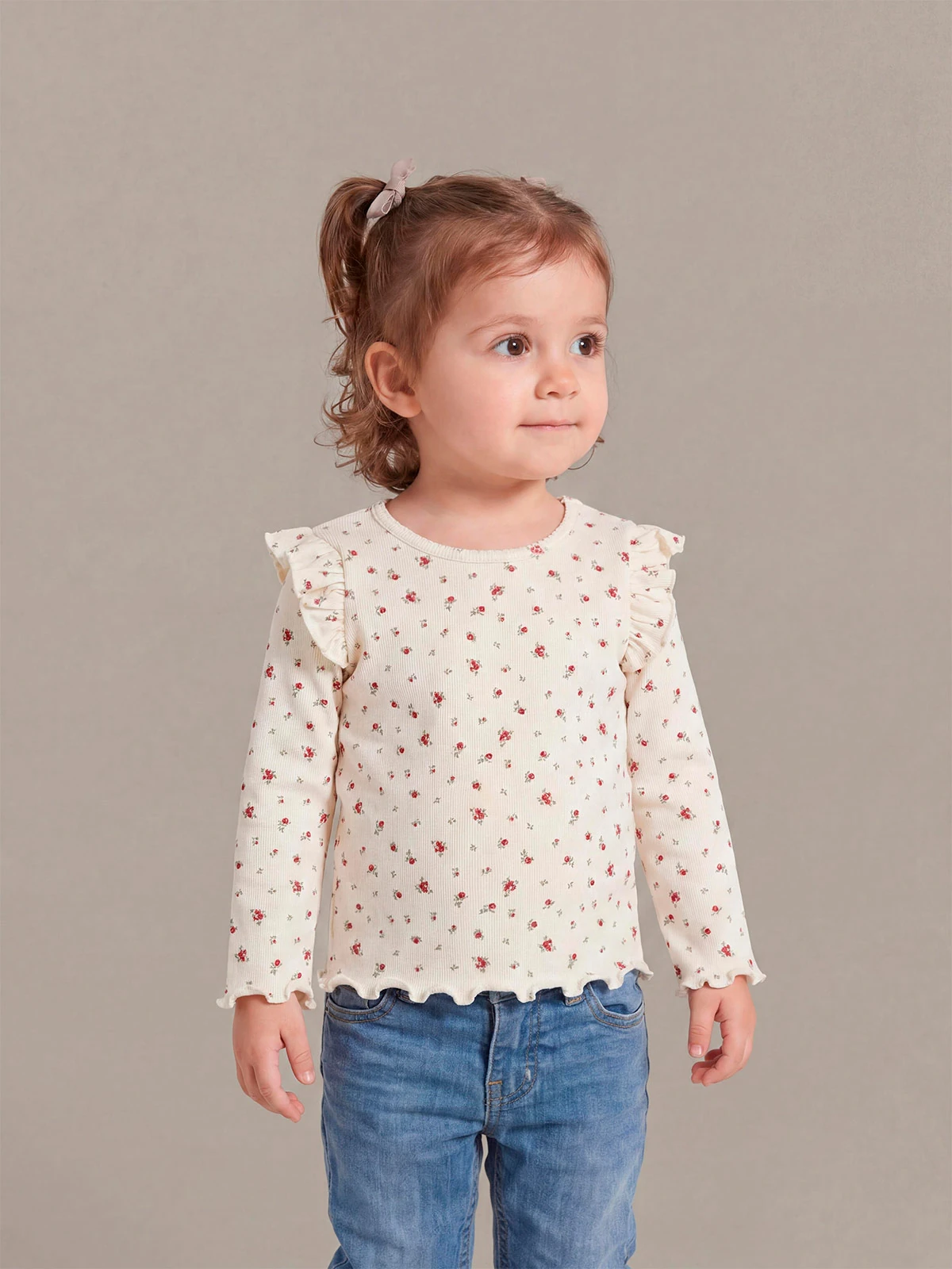 POLO RIB FULL PRINT MANGA LARGA BEBÉ NIÑA BABY HARVEST - 1