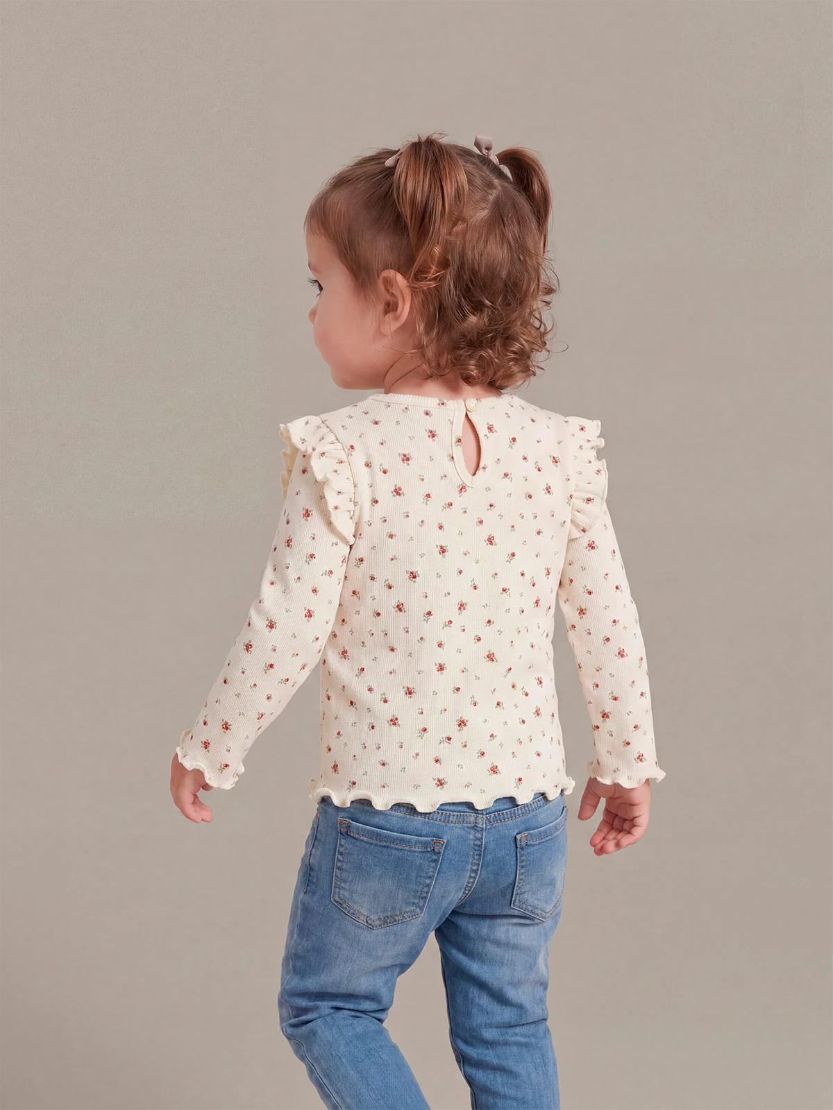 POLO RIB FULL PRINT MANGA LARGA BEBÉ NIÑA BABY HARVEST - 2