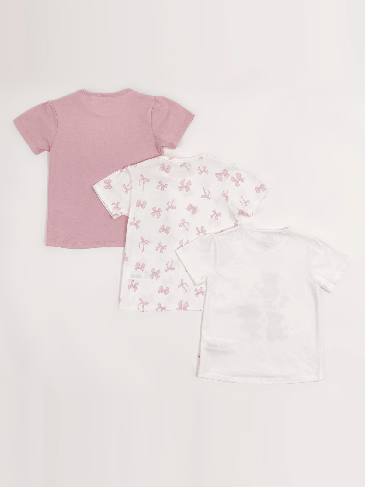 PACK X3 POLO MANGA CORTA ALGODÓN NIÑA BABY HARVEST - 2