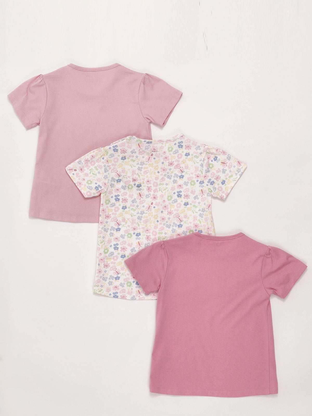 PACK X3 POLO MANGA CORTA ALGODÓN NIÑA BABY HARVEST - 2
