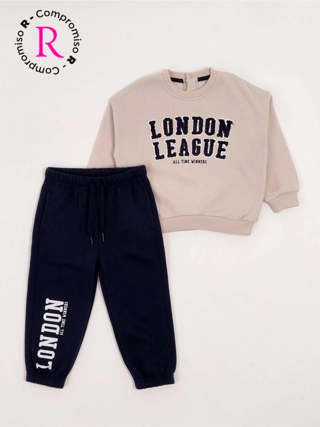 CONJUNTO CITY POLERA + BUZO FRANELA BEBÉ NIÑO BABY HARVEST - 3