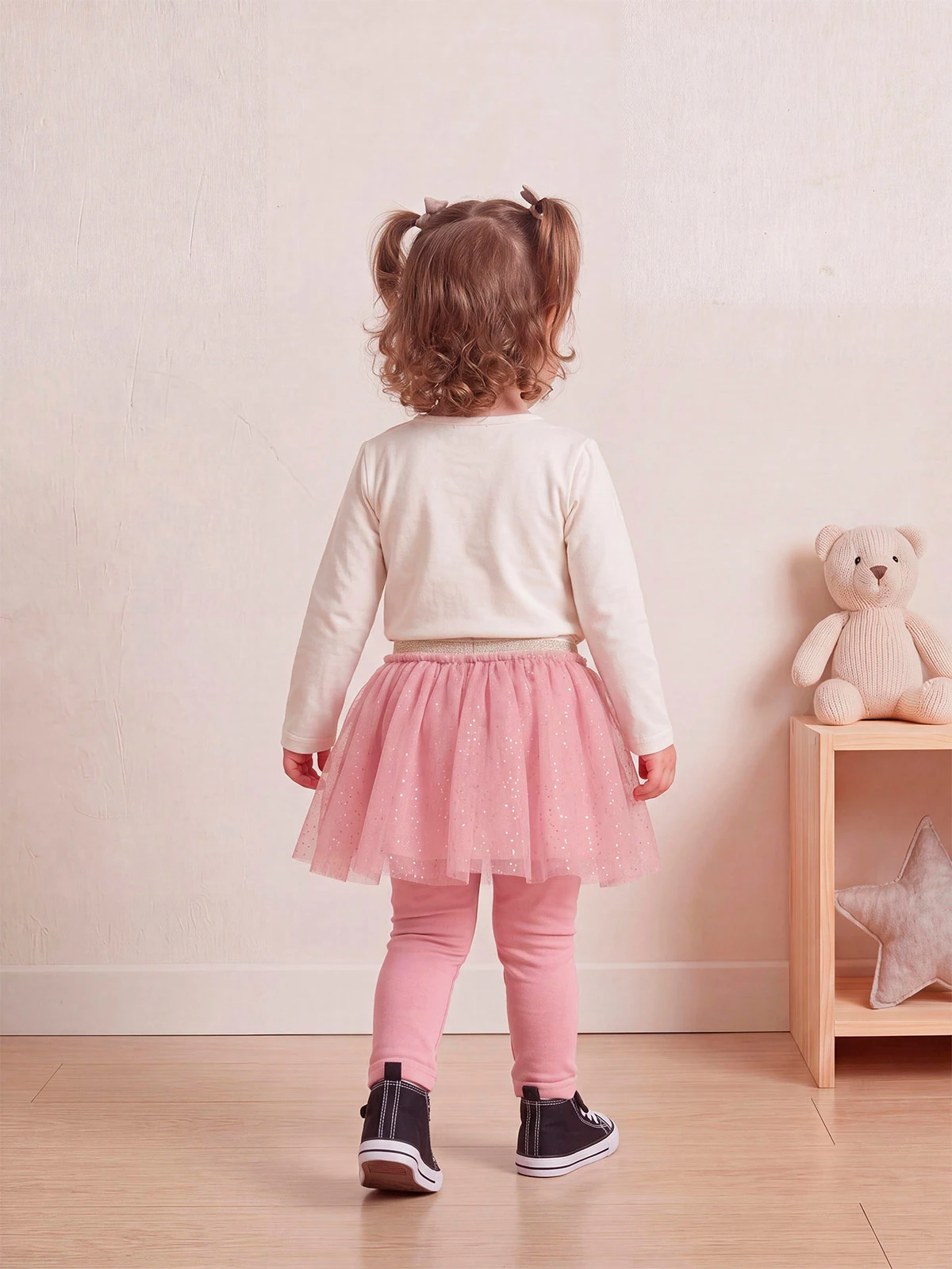 CONJUNTO POLO + LEGGINS ALGODÓN NIÑA BABY HARVEST - 2