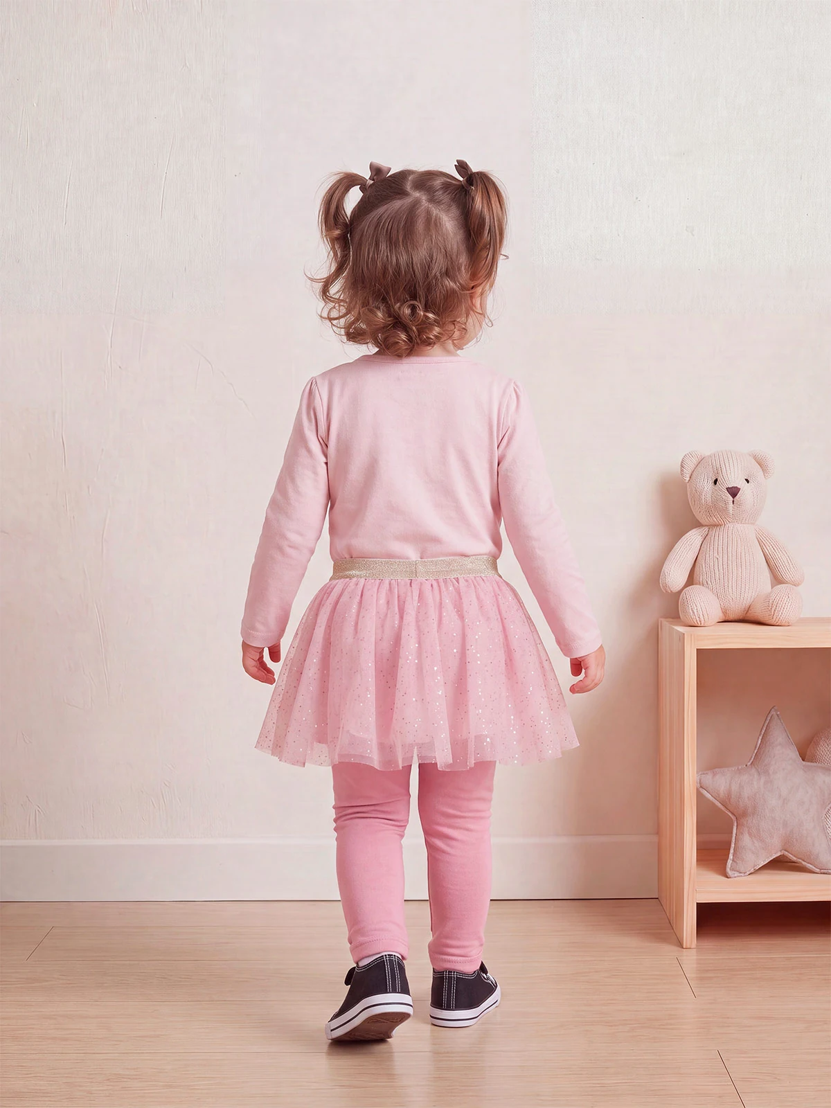 CONJUNTO POLO + LEGGINS ALGODÓN NIÑA BABY HARVEST - 2