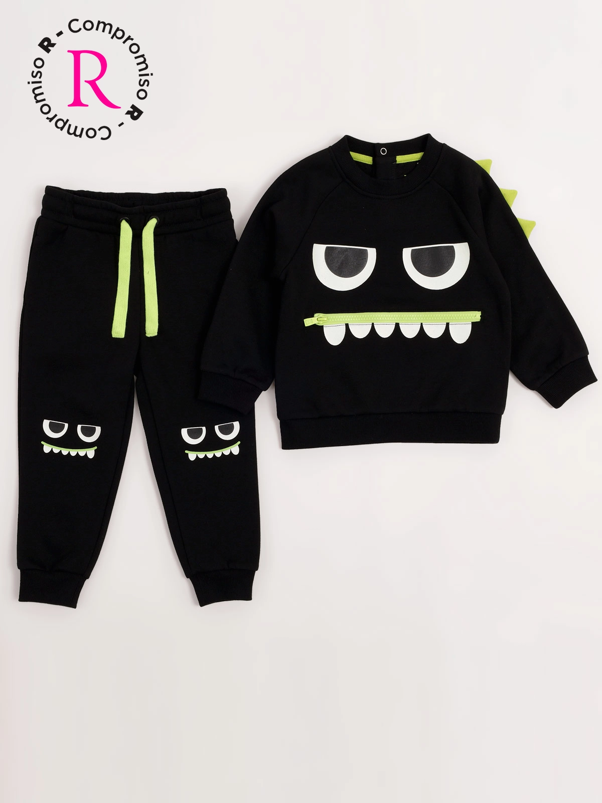 CONJUNTO POLERA + BUZO ALGODÓN NIÑO BABY HARVEST - 1