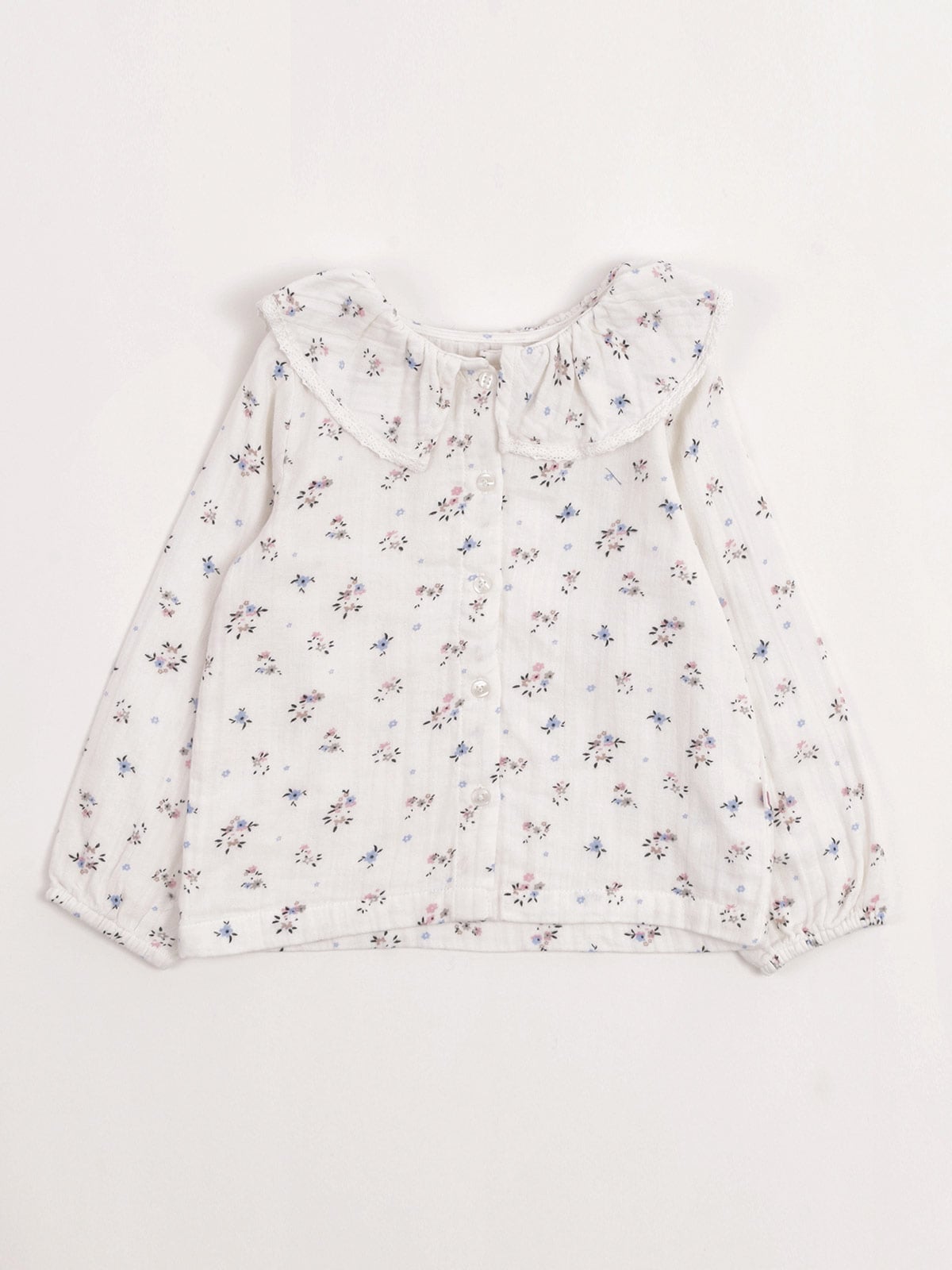 BLUSA CUTE MANGA LARGA MUSELINA BEBÉ NIÑA BABY HARVEST - 1