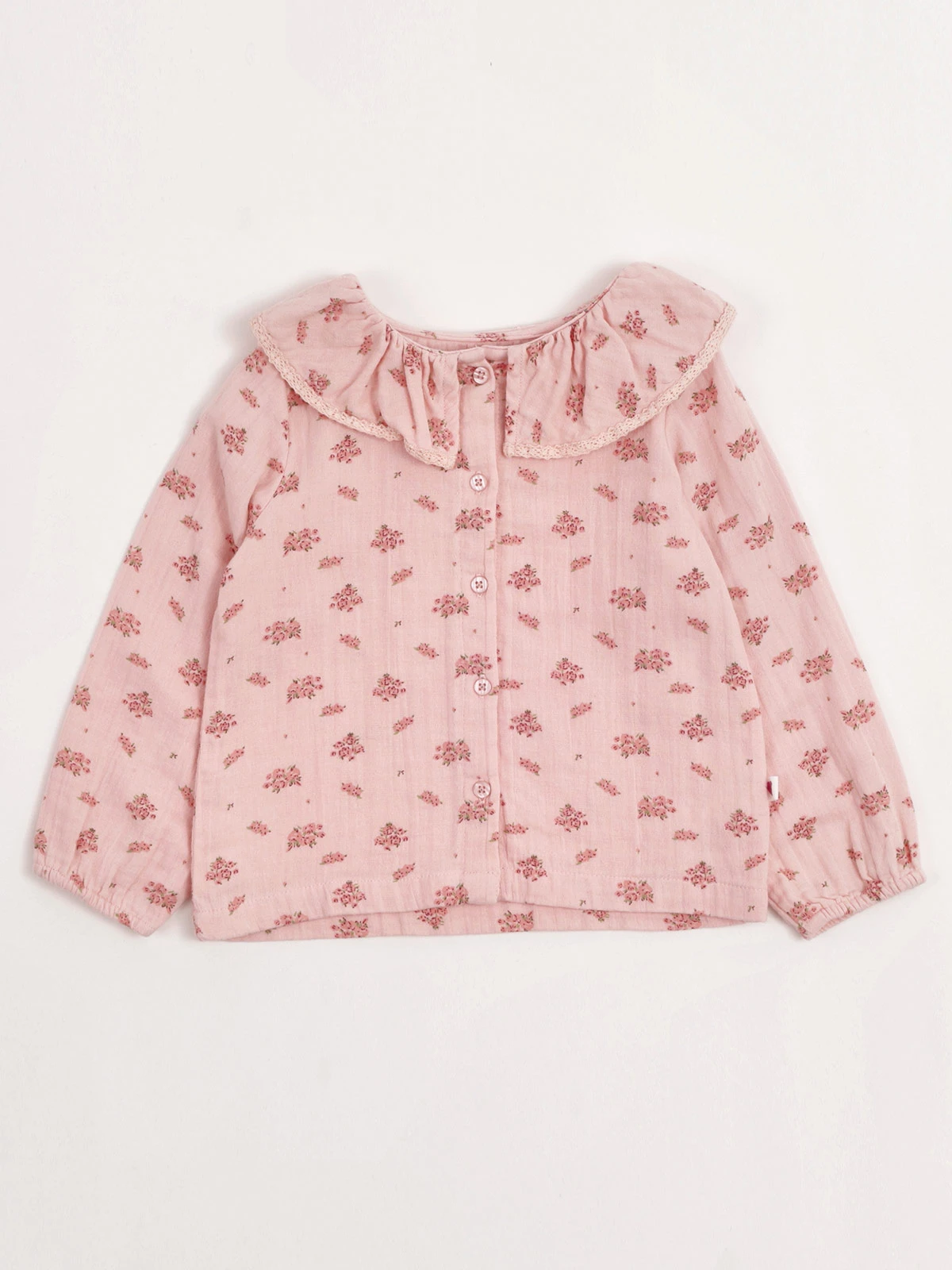 BLUSA CUTE MANGA LARGA MUSELINA BEBÉ NIÑA BABY HARVEST - 1