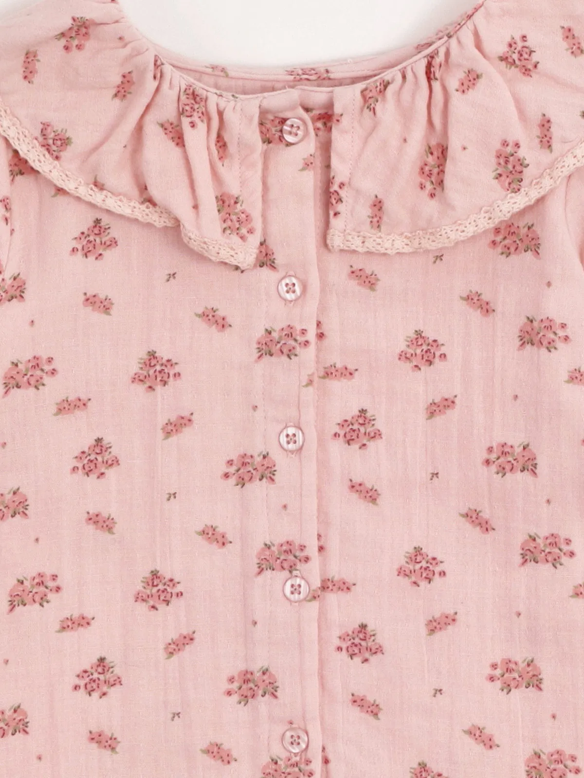 BLUSA CUTE MANGA LARGA MUSELINA BEBÉ NIÑA BABY HARVEST - 3