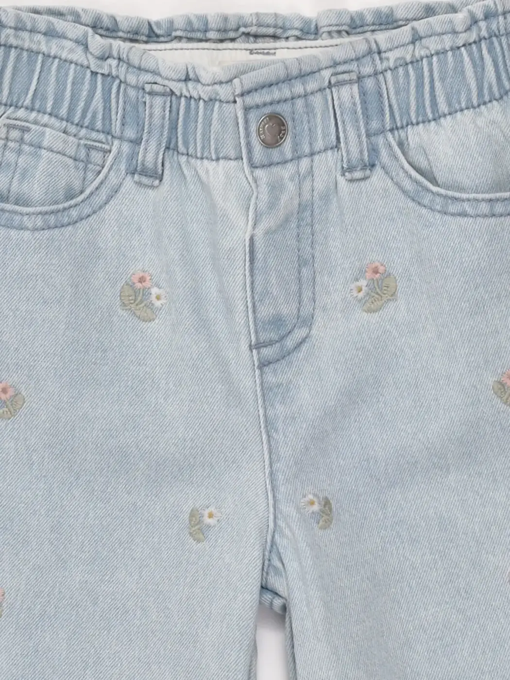 JEANS ALGODÓN NIÑA BABY HARVEST BORDADO - 5