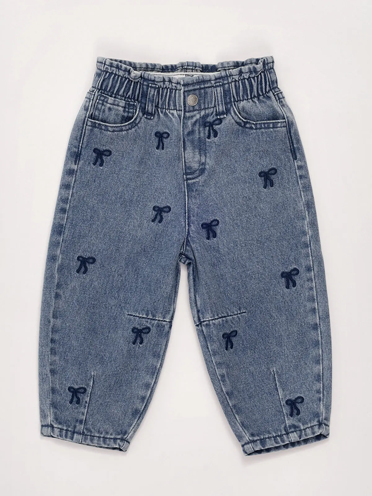 JEANS ALGODÓN NIÑA BABY HARVEST BORDADO - 3