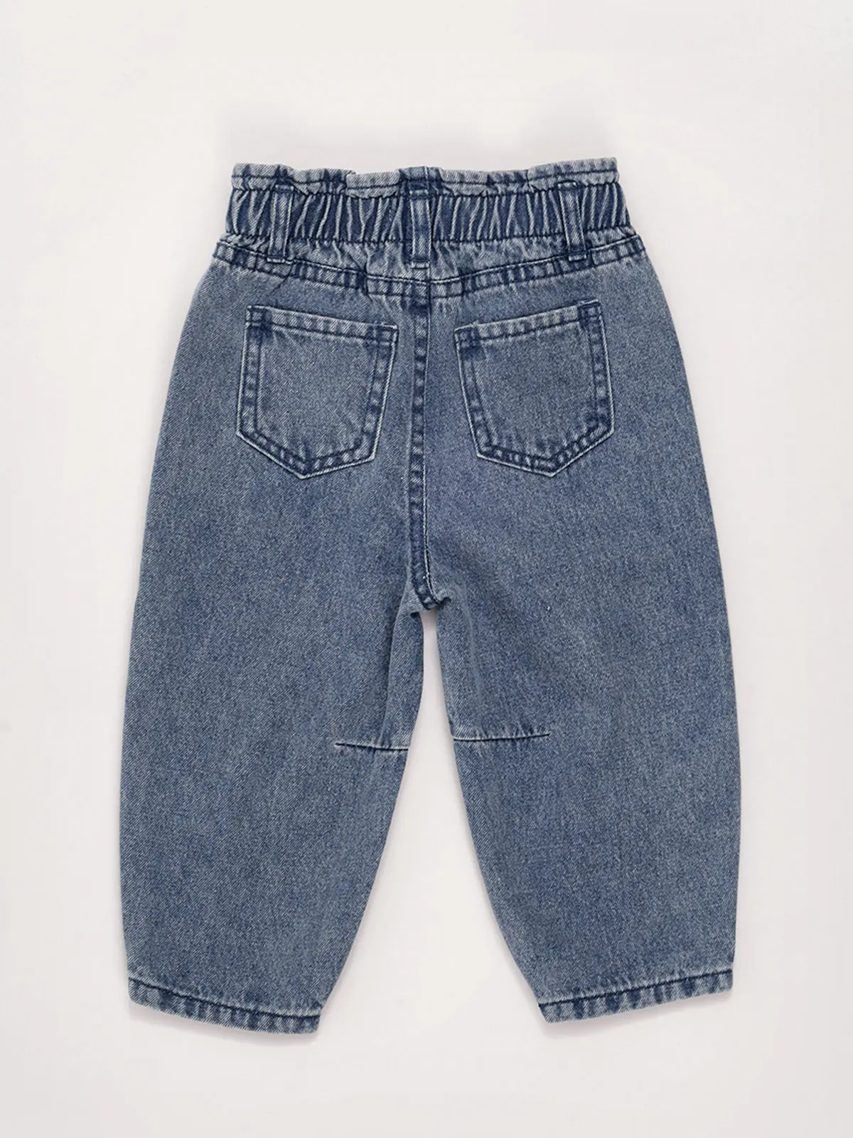 JEANS ALGODÓN NIÑA BABY HARVEST BORDADO - 4