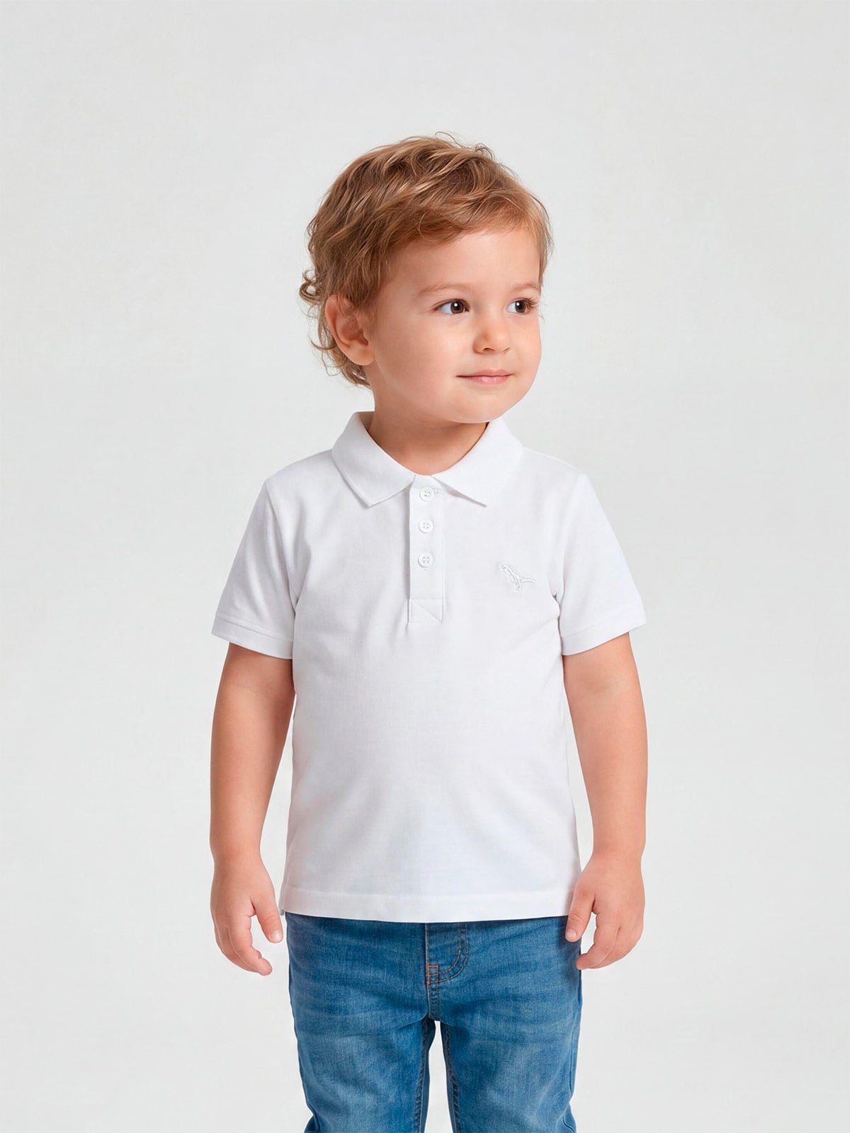 POLO MANGA CORTA ALGODÓN NIÑO BABY HARVEST PIQUE - 1