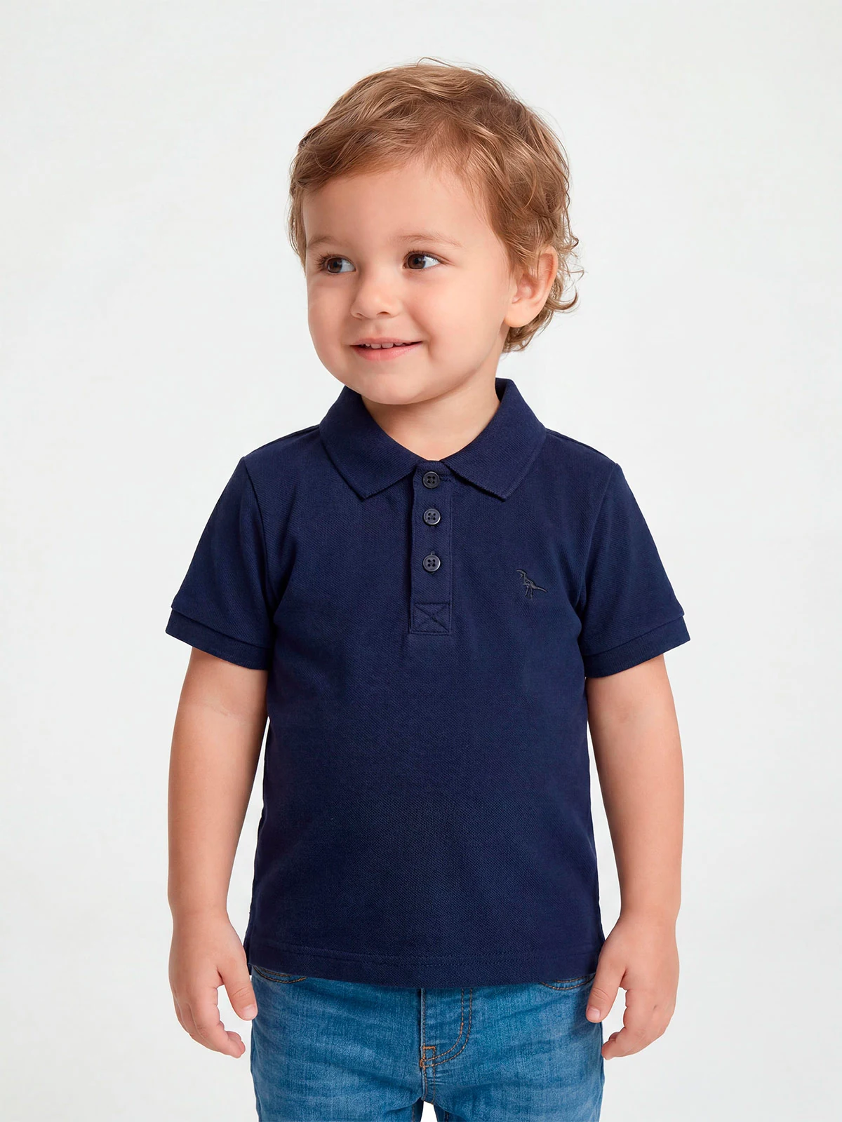 POLO MANGA CORTA ALGODÓN NIÑO BABY HARVEST PIQUE - 1