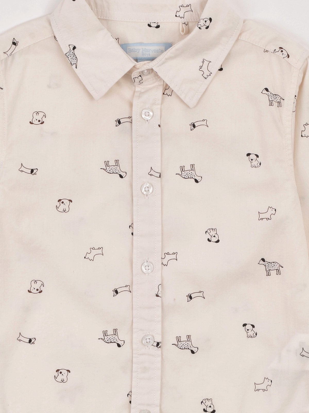 CAMISA MANGA LARGA ALGODÓN NIÑO BABY HARVEST - 5