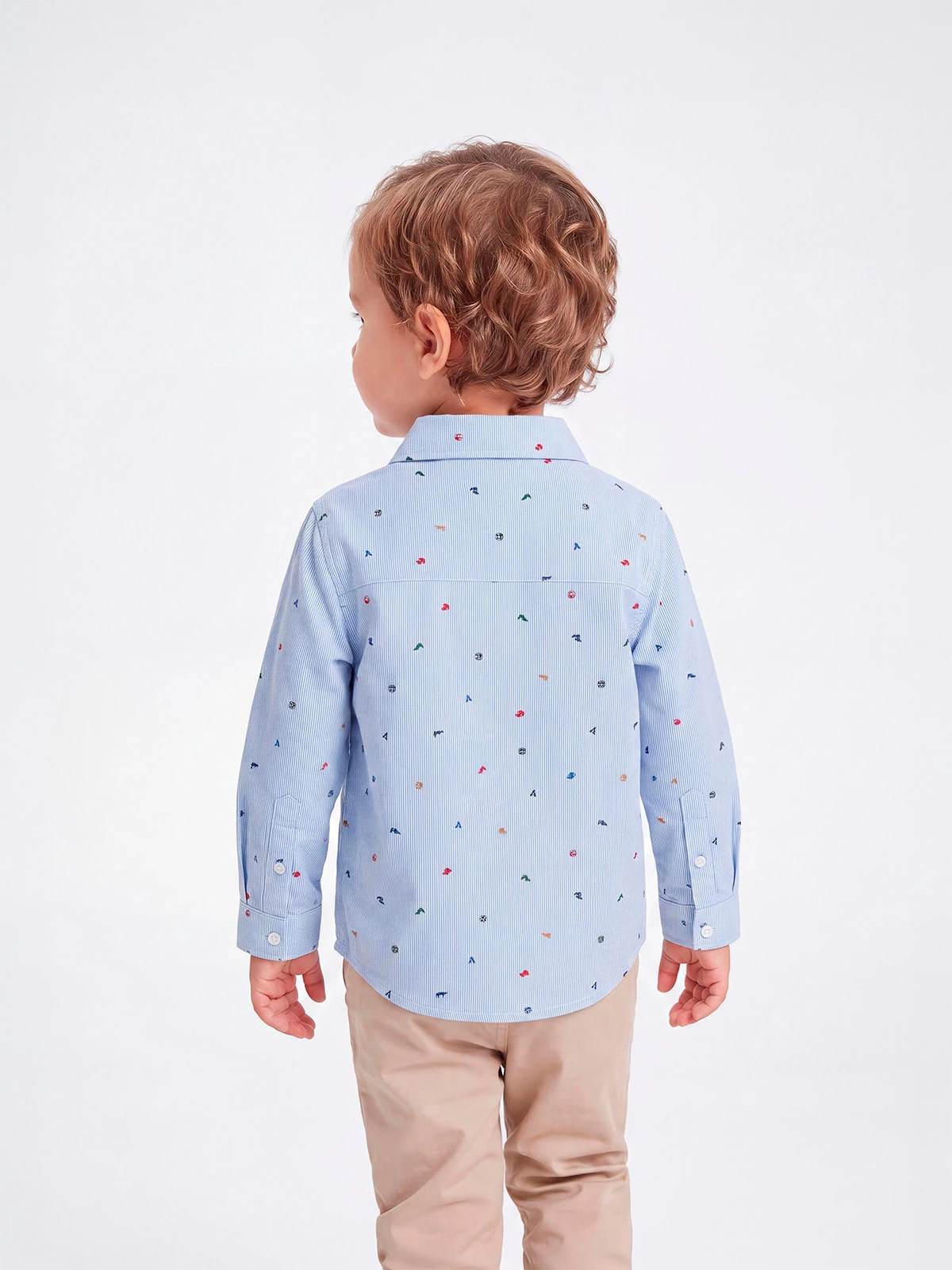 CAMISA MANGA LARGA ALGODÓN NIÑO BABY HARVEST - 2