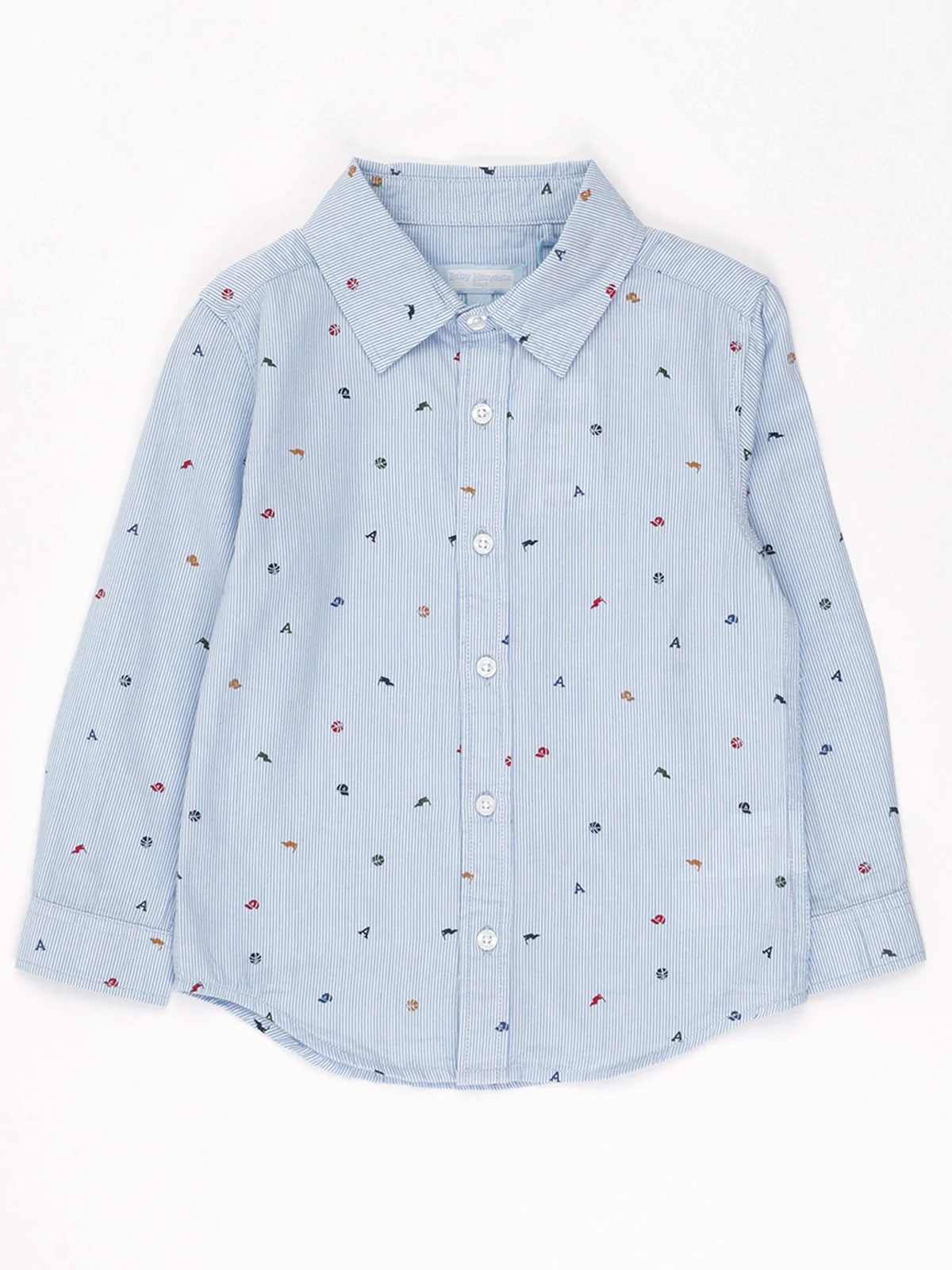CAMISA MANGA LARGA ALGODÓN NIÑO BABY HARVEST - 3