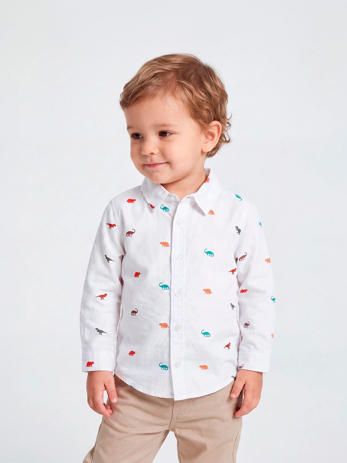 CAMISA MANGA LARGA ALGODÓN NIÑO BABY HARVEST - 1