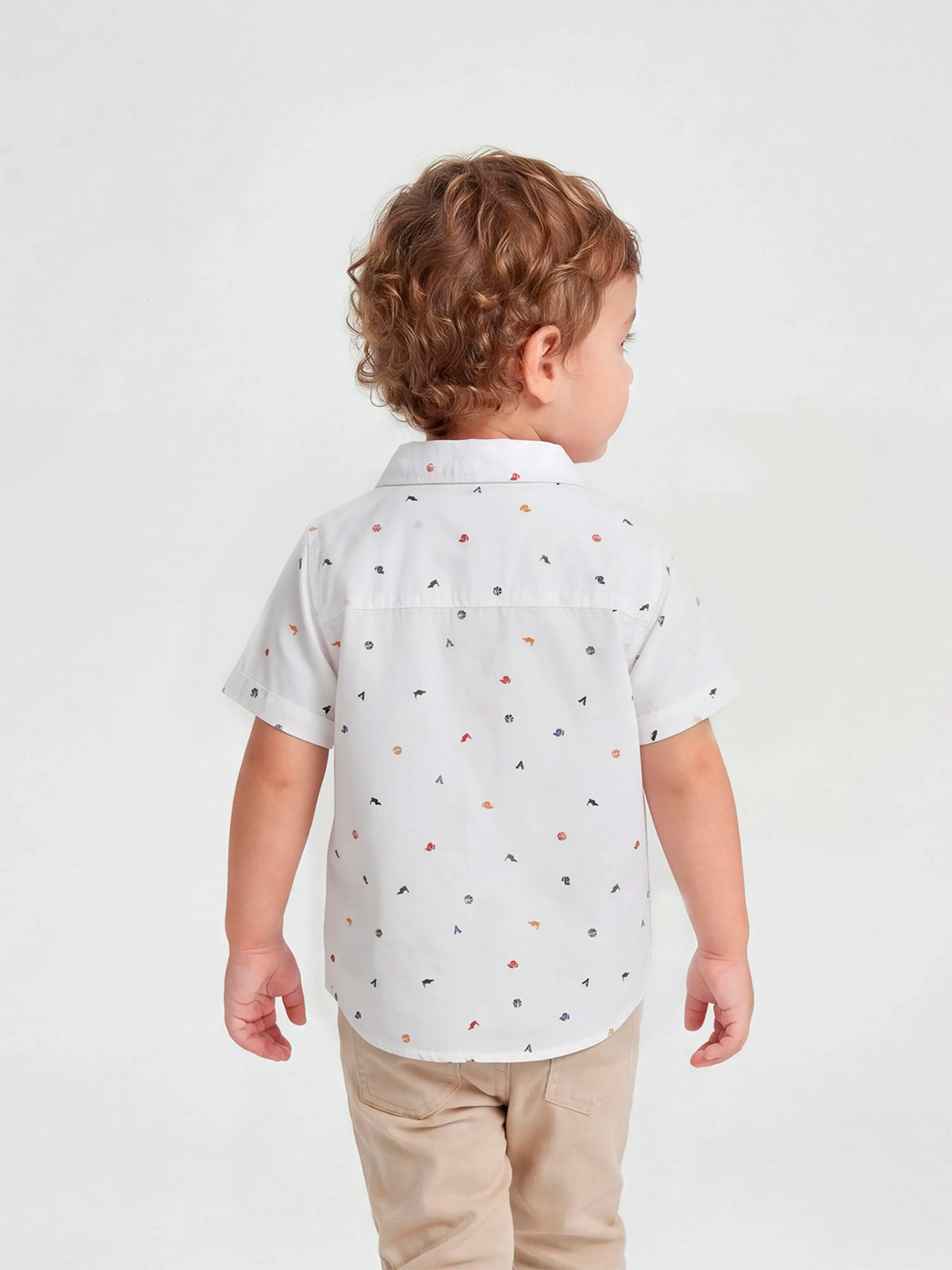 CAMISA MANGA CORTA ALGODÓN NIÑO BABY HARVEST PRINT - 2