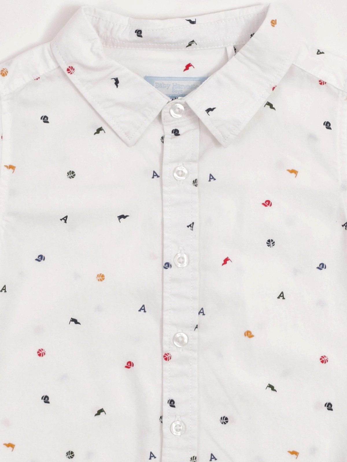CAMISA MANGA CORTA ALGODÓN NIÑO BABY HARVEST PRINT - 5
