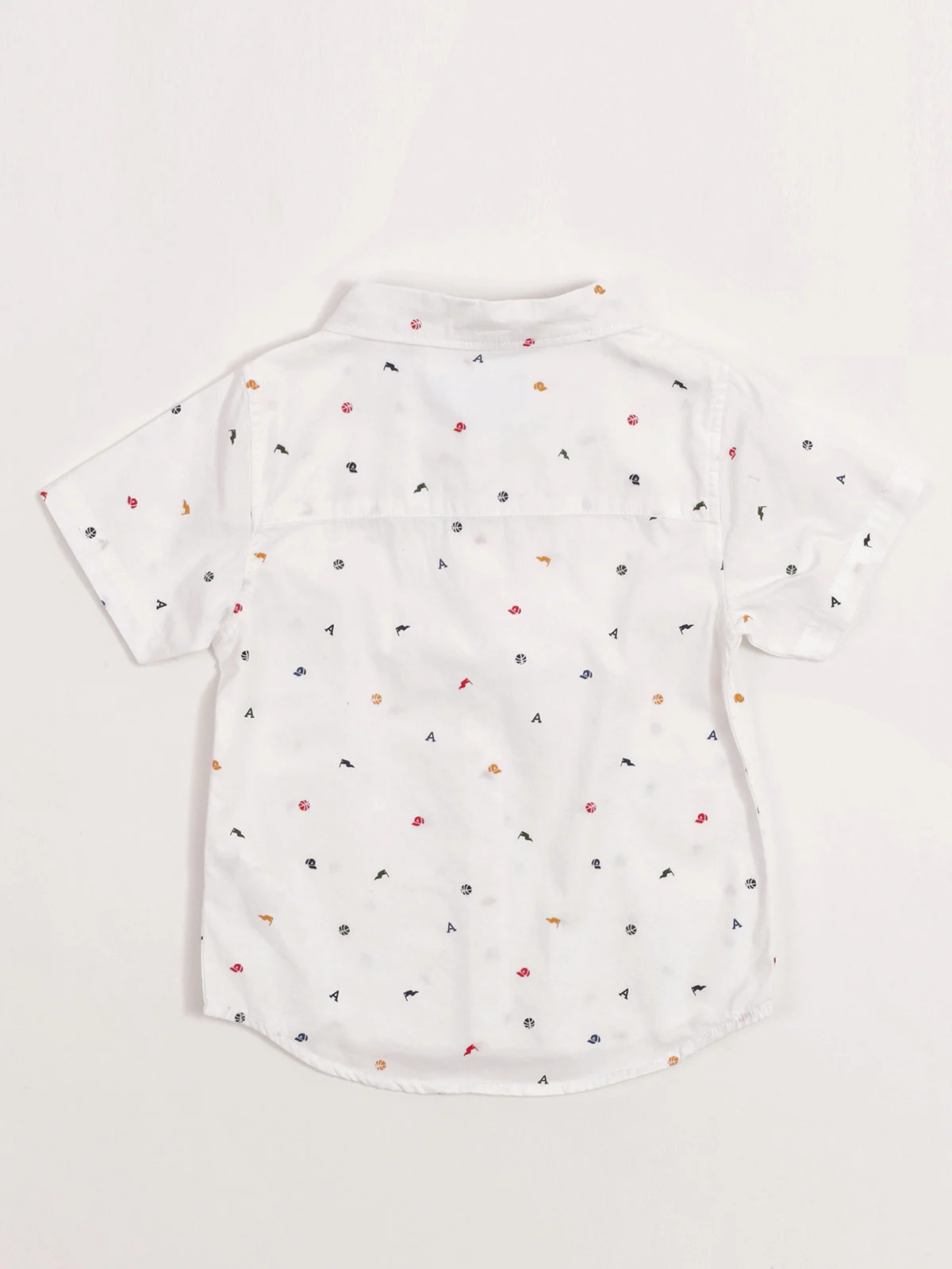 CAMISA MANGA CORTA ALGODÓN NIÑO BABY HARVEST PRINT - 4