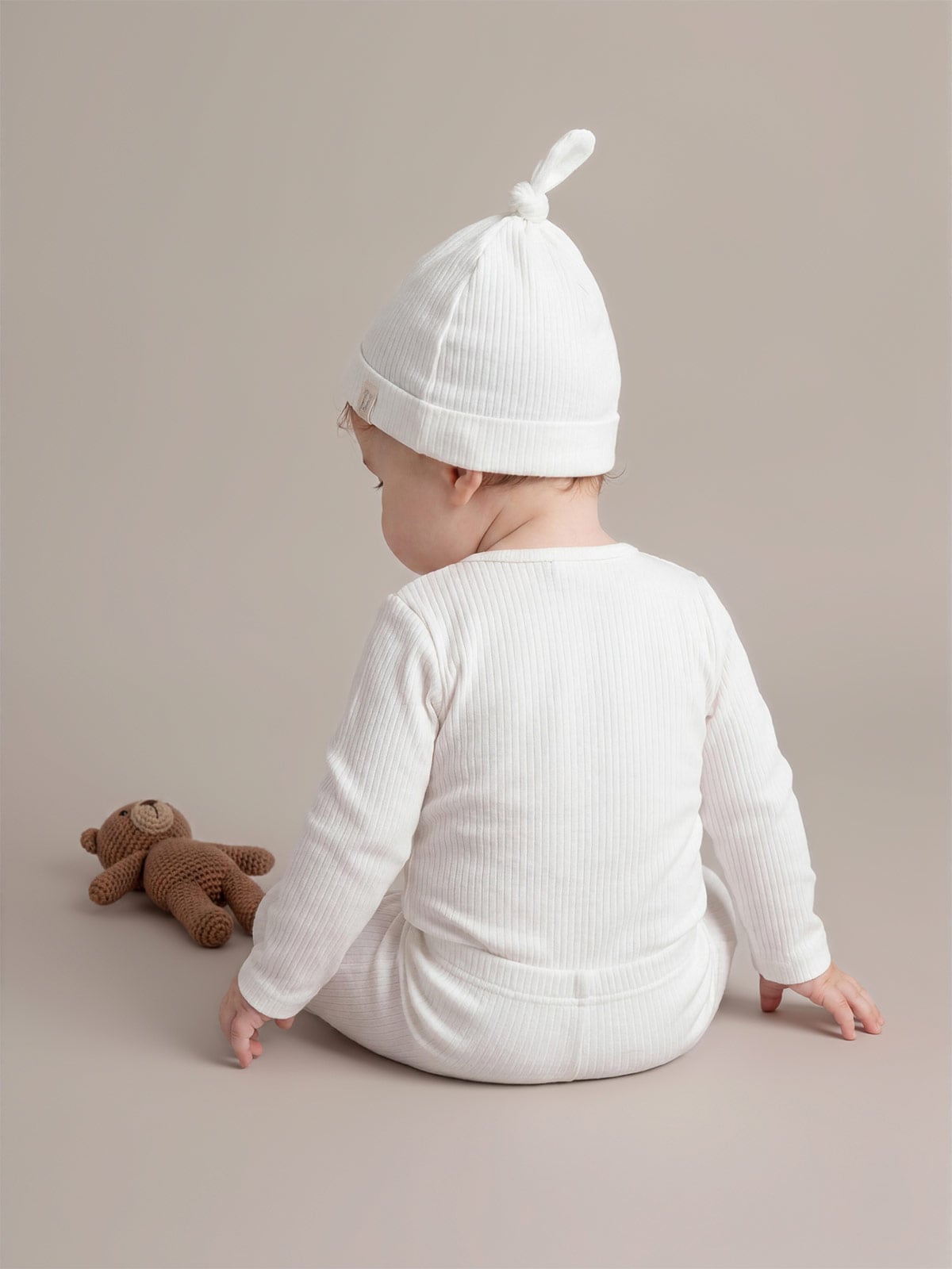 CONJUNTO BODY + PANTALÓN + GORRO ALGODÓN NIÑO BABY HARVEST - 2
