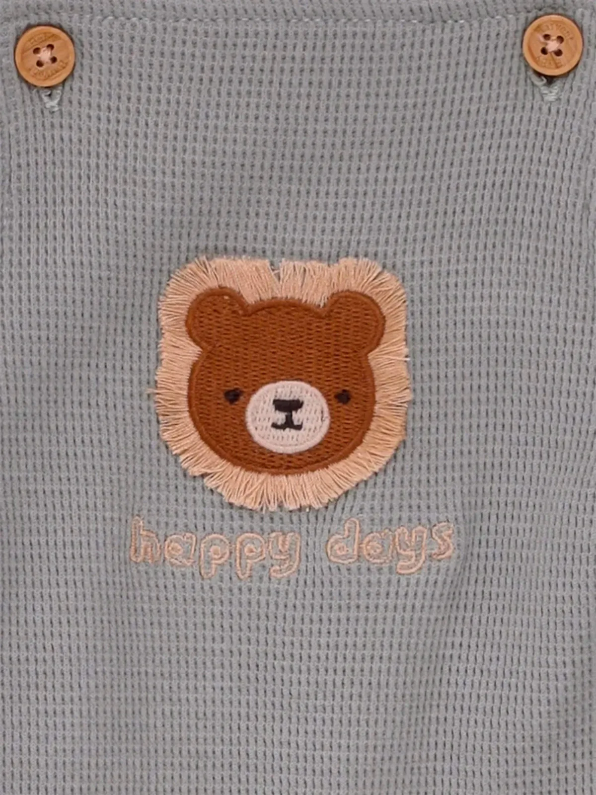 CONJUNTO BEBÉ NIÑO BABY HARVEST BODY ALGODÓN + JARDINERA - 5