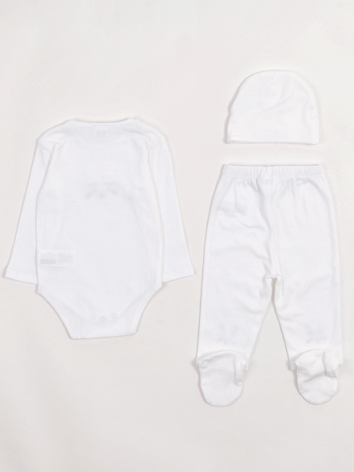 CONJUNTO RIB FIRST BODY + PANTALÓN + GORRO BEBÉ NIÑA BABY HARVEST - 2