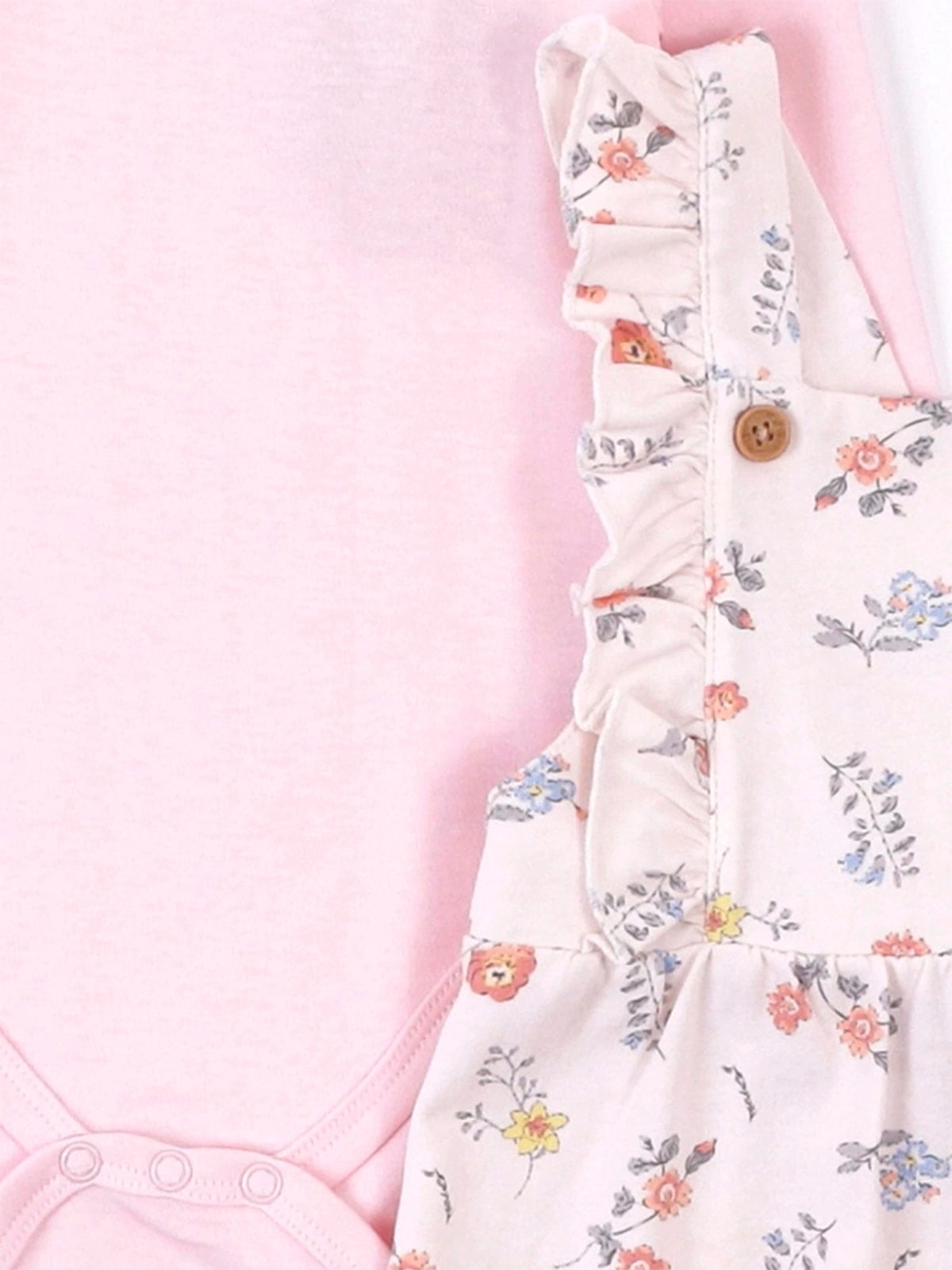 CONJUNTO PETAL BLUSA + PANTALON + VINCHA BEBE NIÑA BABY HARVEST - 3
