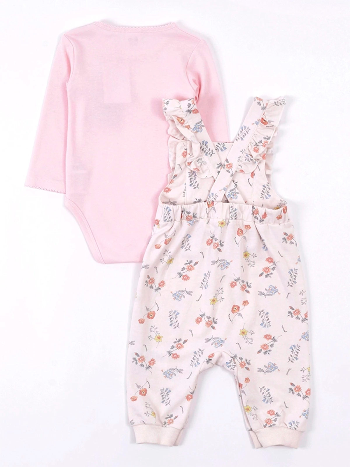 CONJUNTO PETAL BLUSA + PANTALON + VINCHA BEBE NIÑA BABY HARVEST - 2