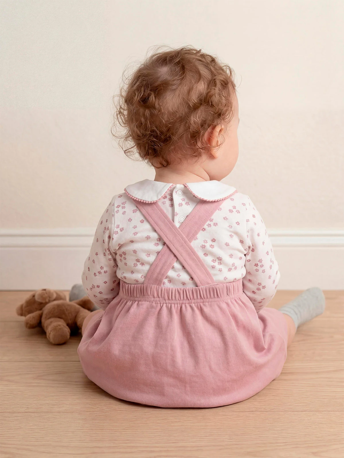 CONJUNTO BODY + JARDINERA ALGODÓN NIÑA BABY HARVEST - 2