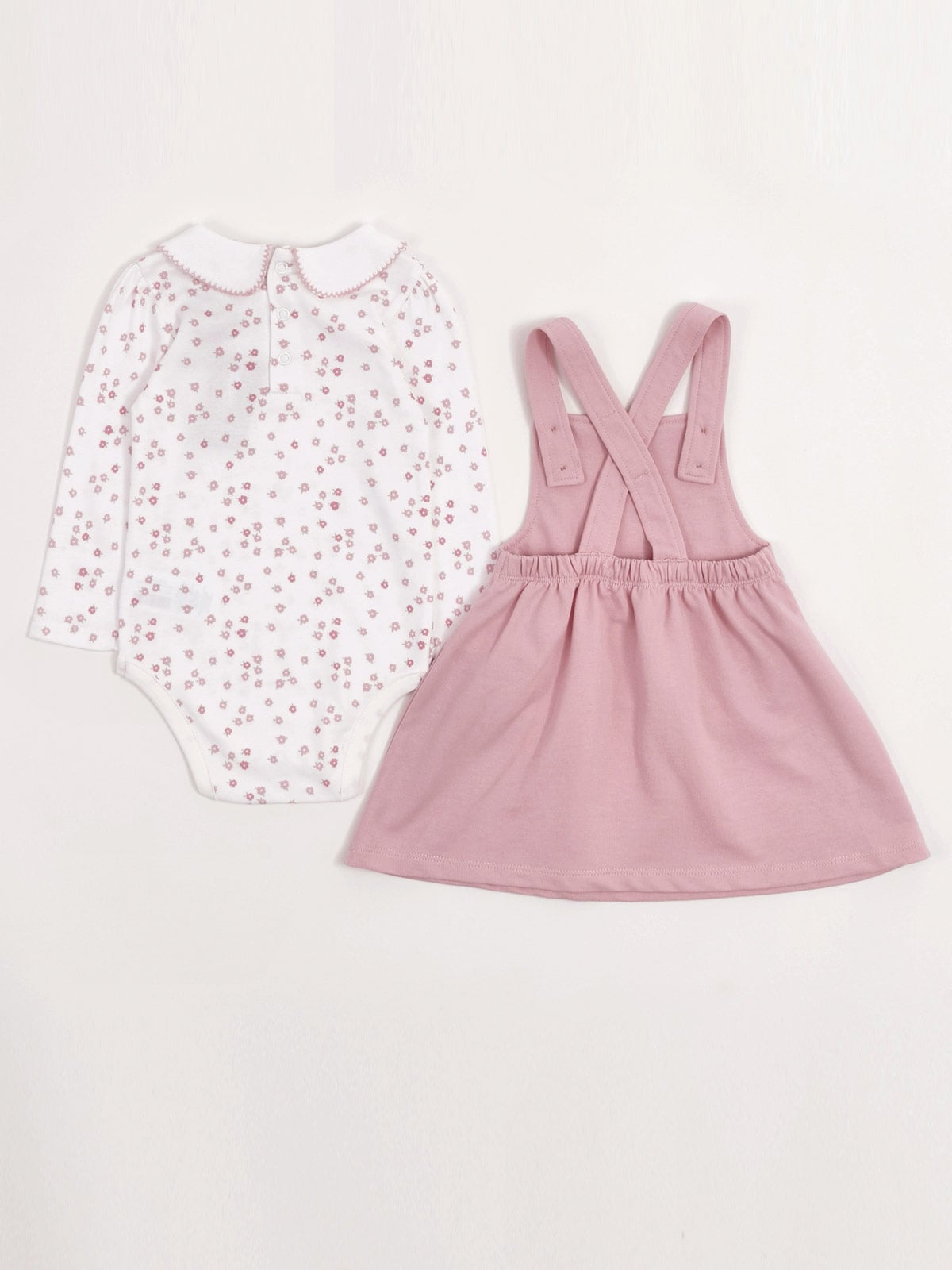 CONJUNTO BODY + JARDINERA ALGODÓN NIÑA BABY HARVEST - 4