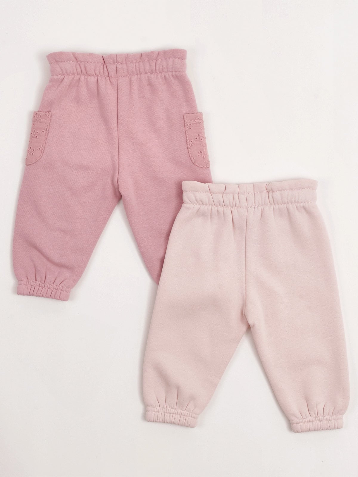 PACK X2 PANTALÓN DE BUZO ALGODÓN NIÑA BABY HARVEST - 2