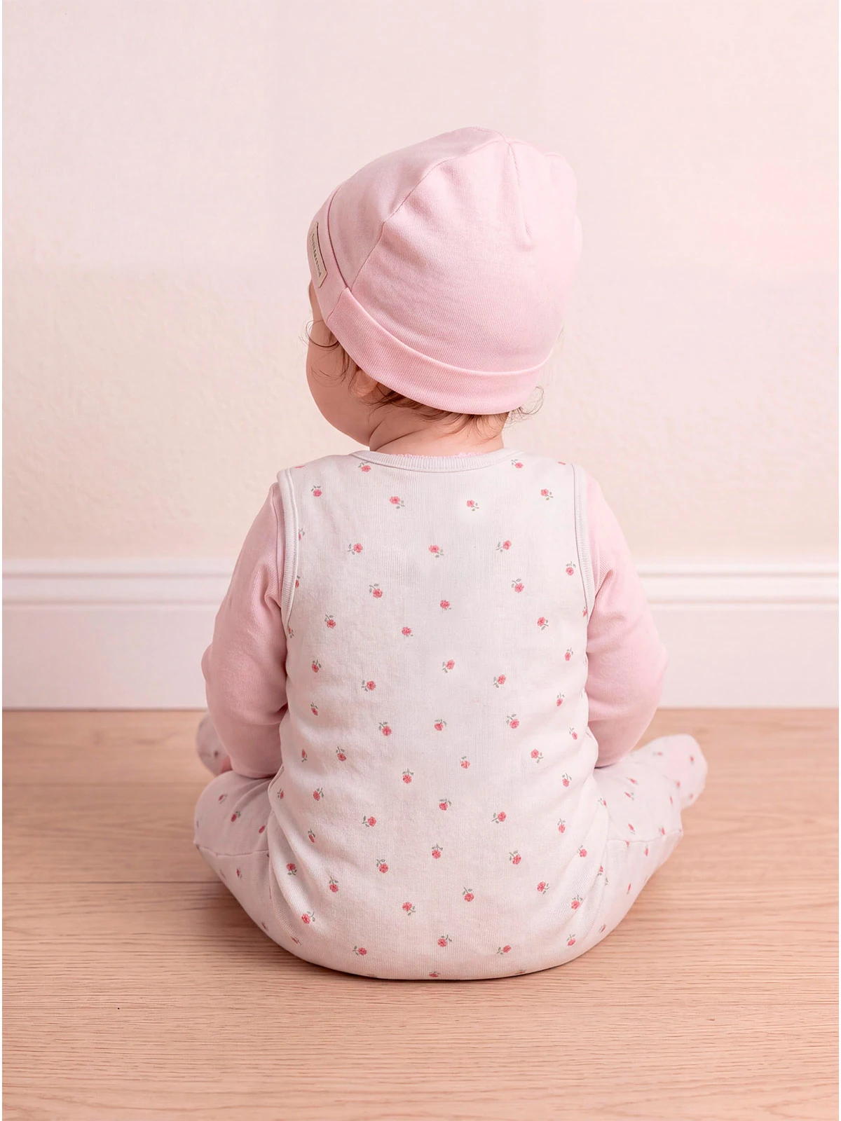 CONJUNTO BODY + ENTERIZO + GORRO ALGODÓN NIÑA BABY HARVEST - 2