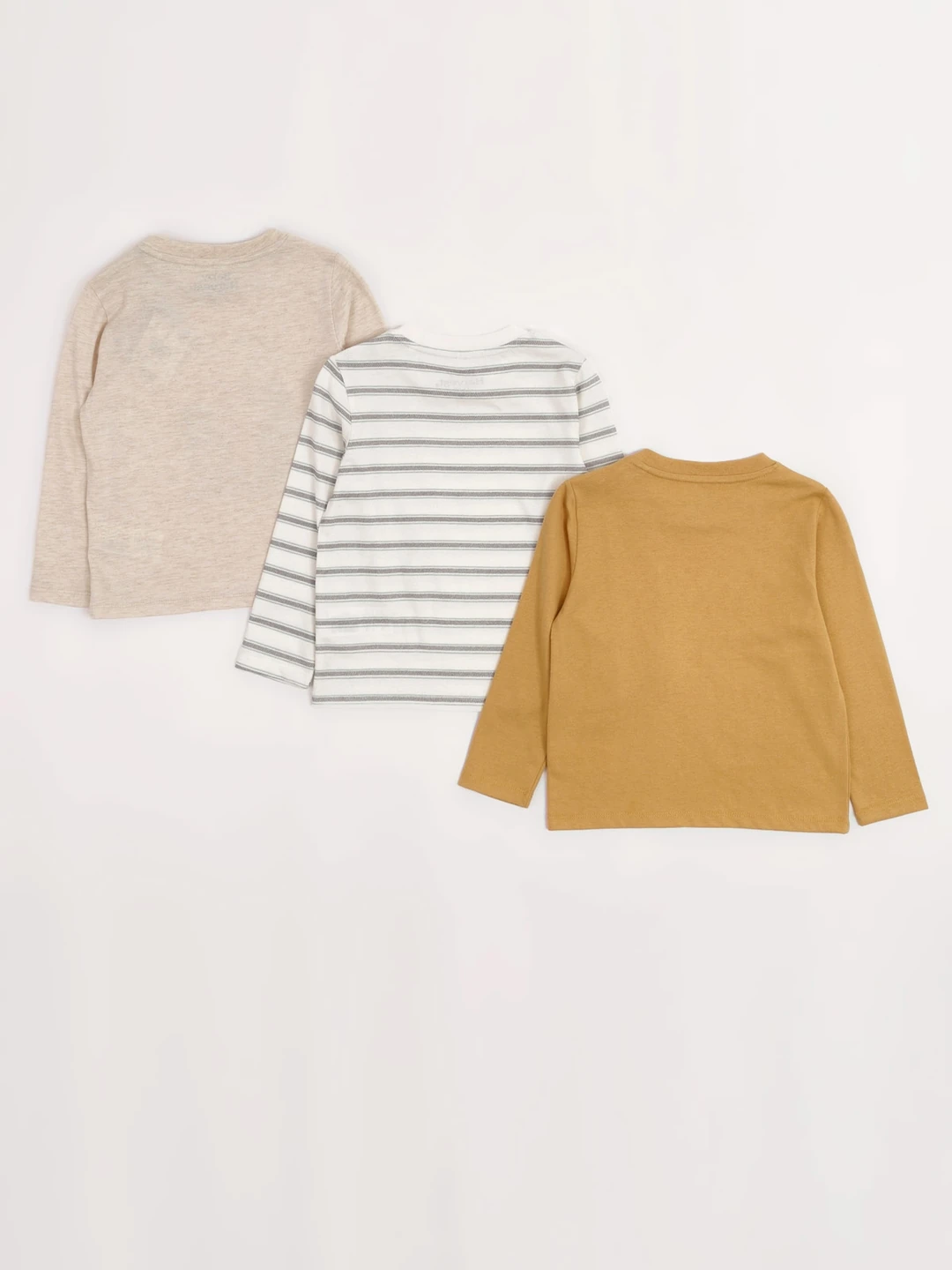 PACK X3 POLOS MANGA LARGA ALGODÓN NIÑO BABY HARVEST - 2