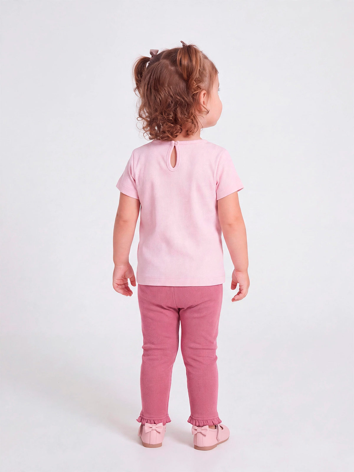 CONJUNTO POLO + LEGGING ALGODÓN NIÑA BABY HARVEST - 2
