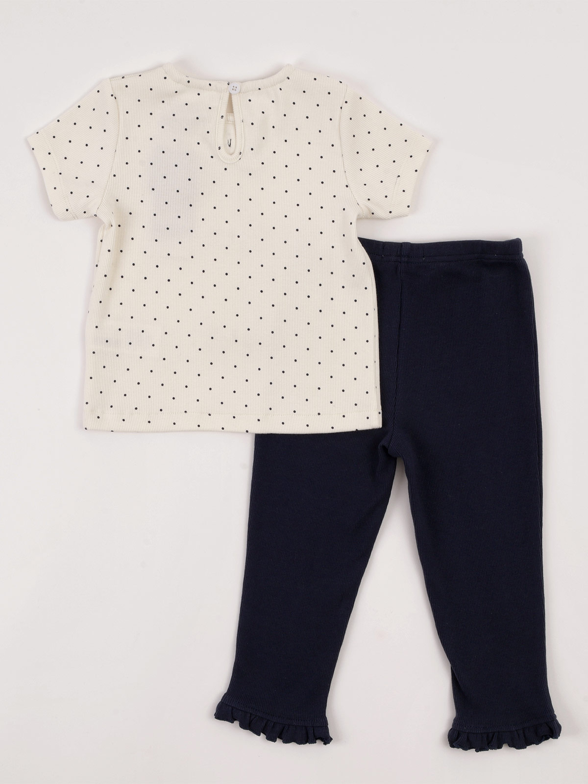 CONJUNTO POLO + LEGGING ALGODÓN NIÑA BABY HARVEST - 4