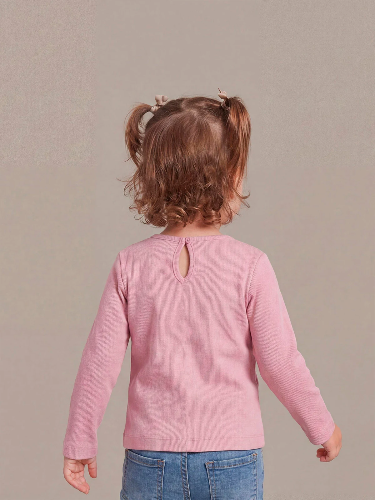 POLO RIB BOW MANGA LARGA BEBÉ NIÑA BABY HARVEST - 2