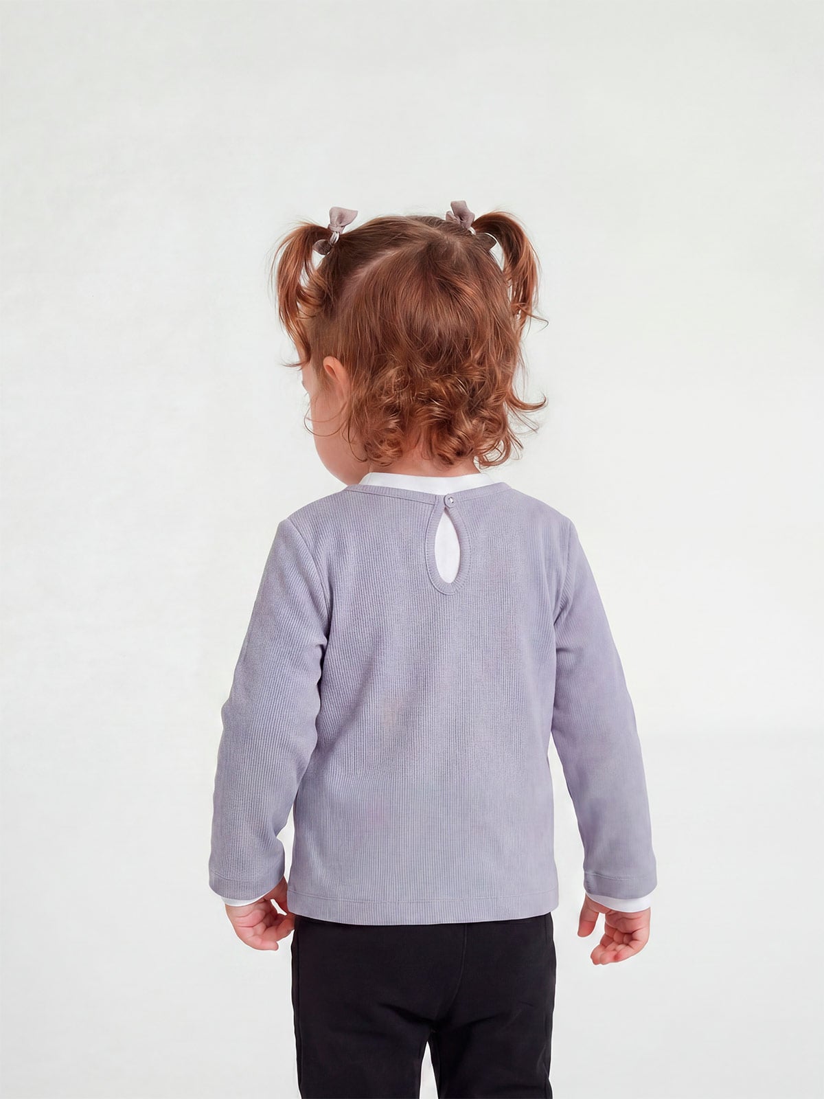POLO RIB BOW MANGA LARGA BEBÉ NIÑA BABY HARVEST - 2