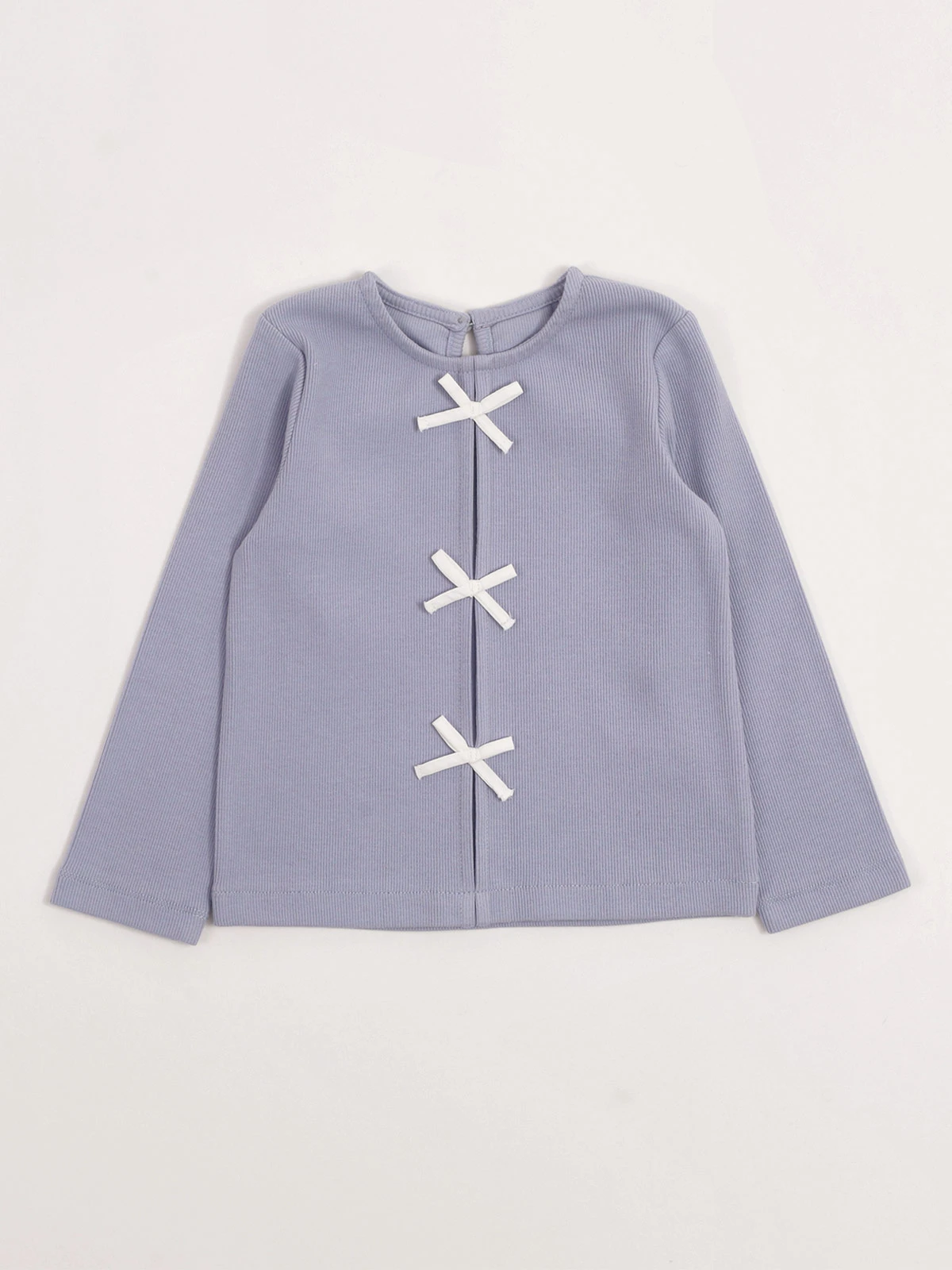 POLO RIB BOW MANGA LARGA BEBÉ NIÑA BABY HARVEST - 3