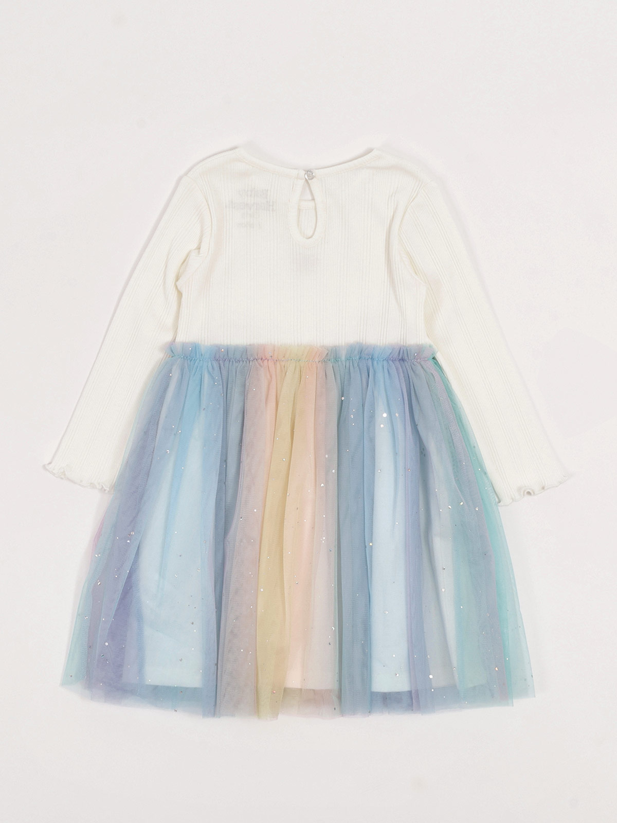 VESTIDO SHINNY MANGA LARGA BEBÉ NIÑA BABY HARVEST - 2